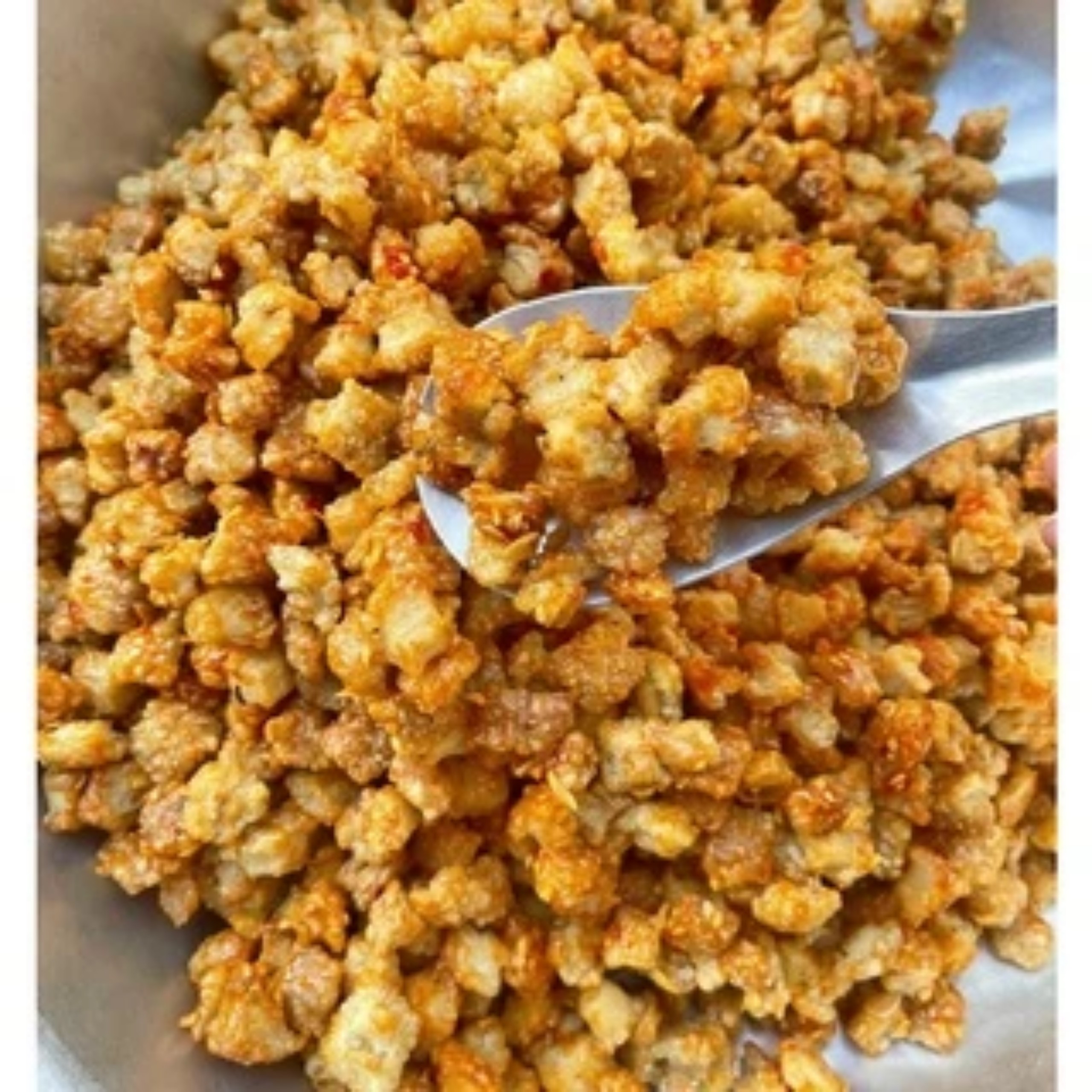 TÓP MỠ LIỀN DA SỐT MẮM TỎI