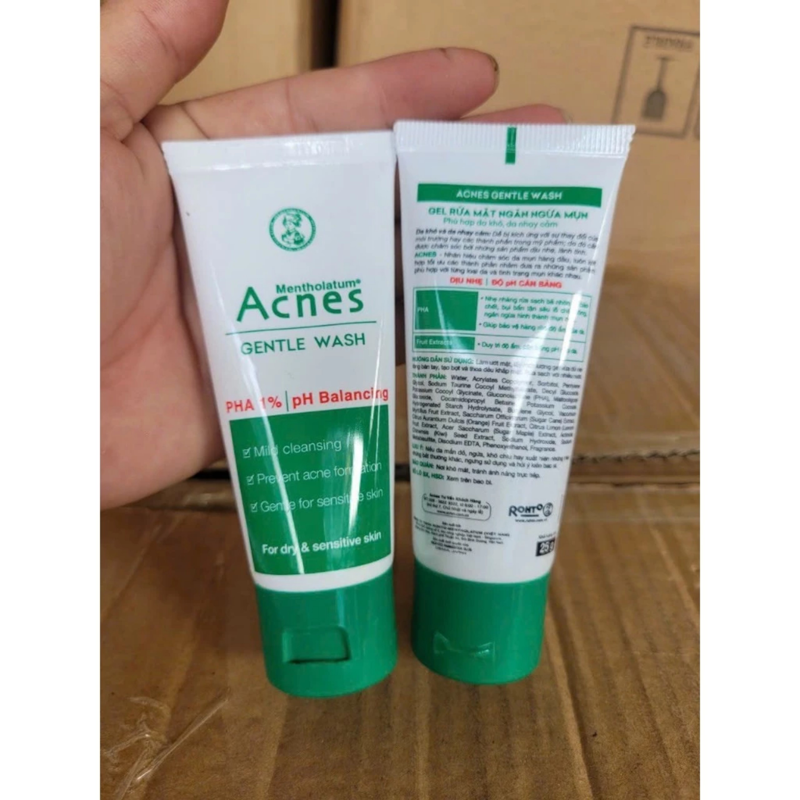 Sữa Rửa Mặt Acnes Ngăn Ngừa Mụn & Kháng Khuẩn (25g)