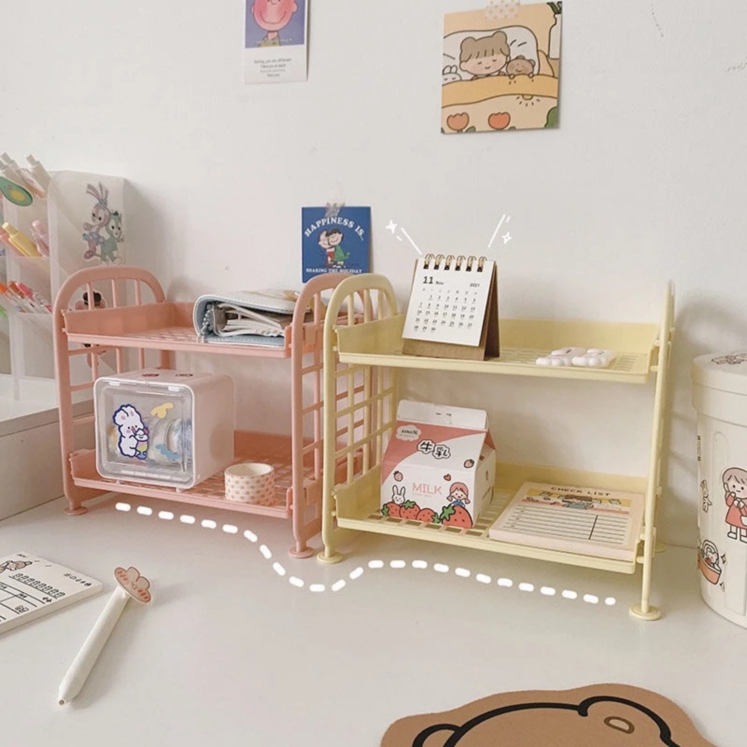 KỆ NHỰA MINI 2 TẦNG