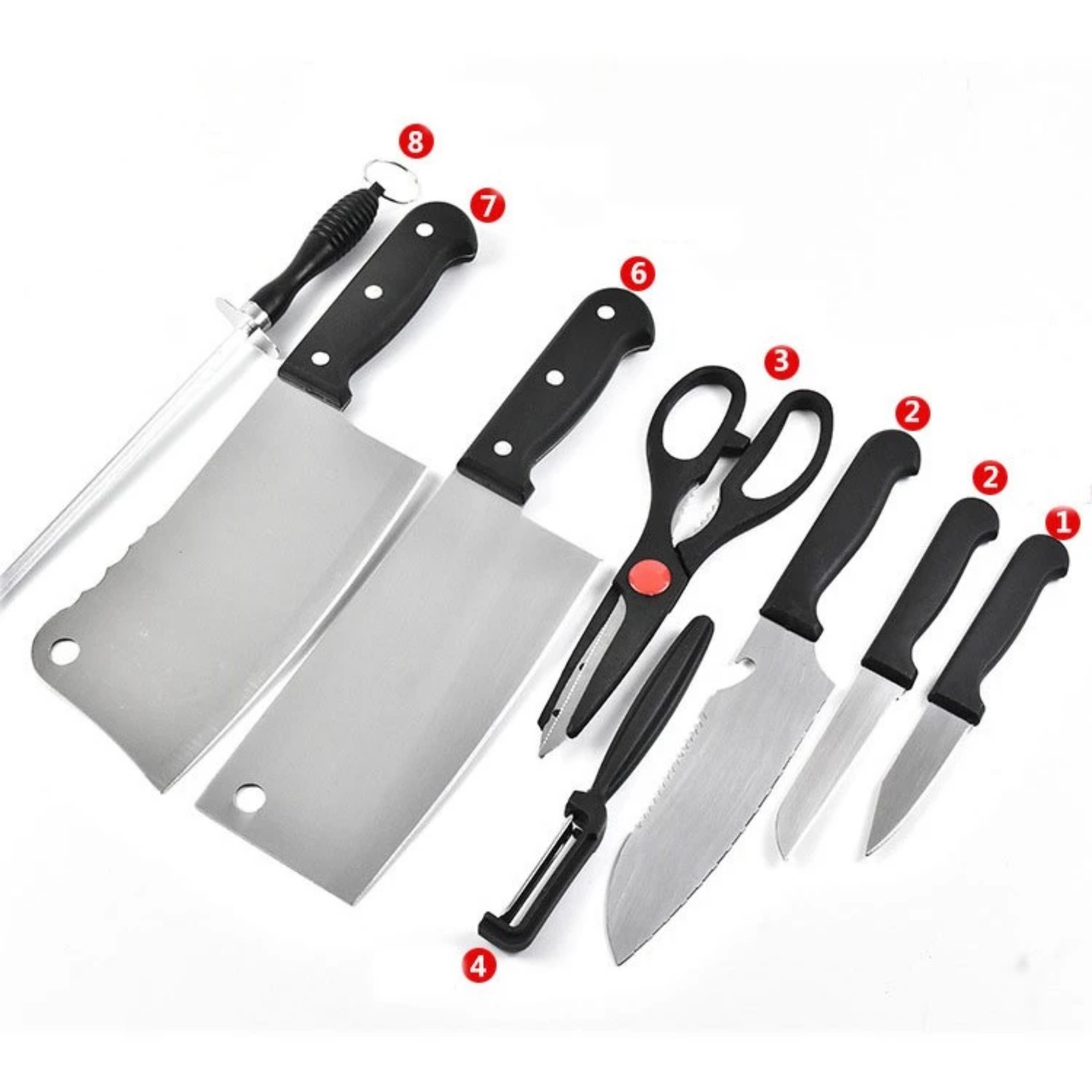 BỘ DỤNG CỤ DAO KÉO 8 MÓN