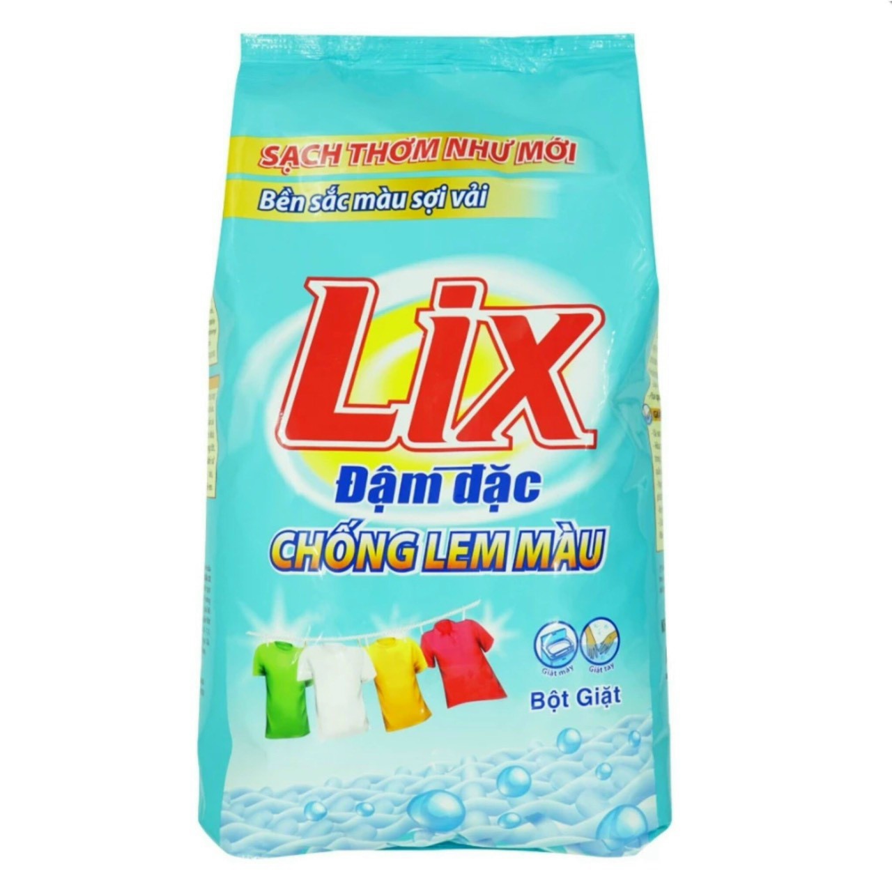 BỘT GIẶT LIX ĐẬM ĐẶC CHỐNG LEM MÀU 5,5 KG