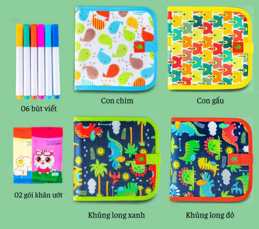 SÁCH VẼ TÔ MÀU XÓA TRANG