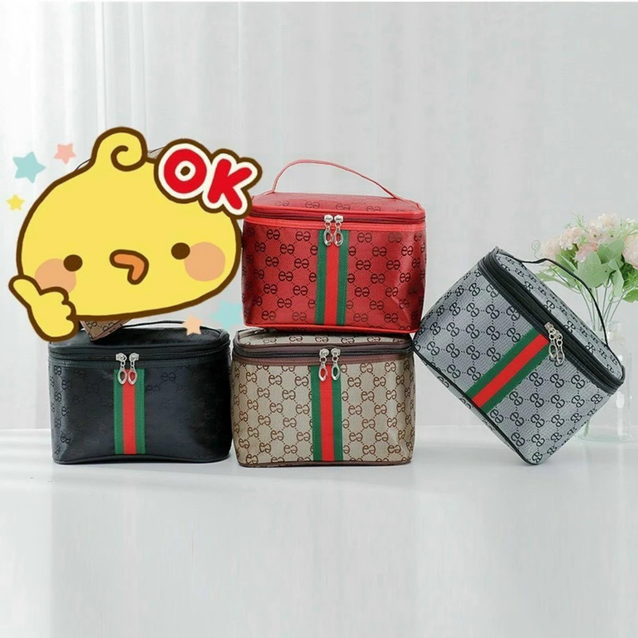 TÚI ĐỰNG MỸ PHẨM SỌC