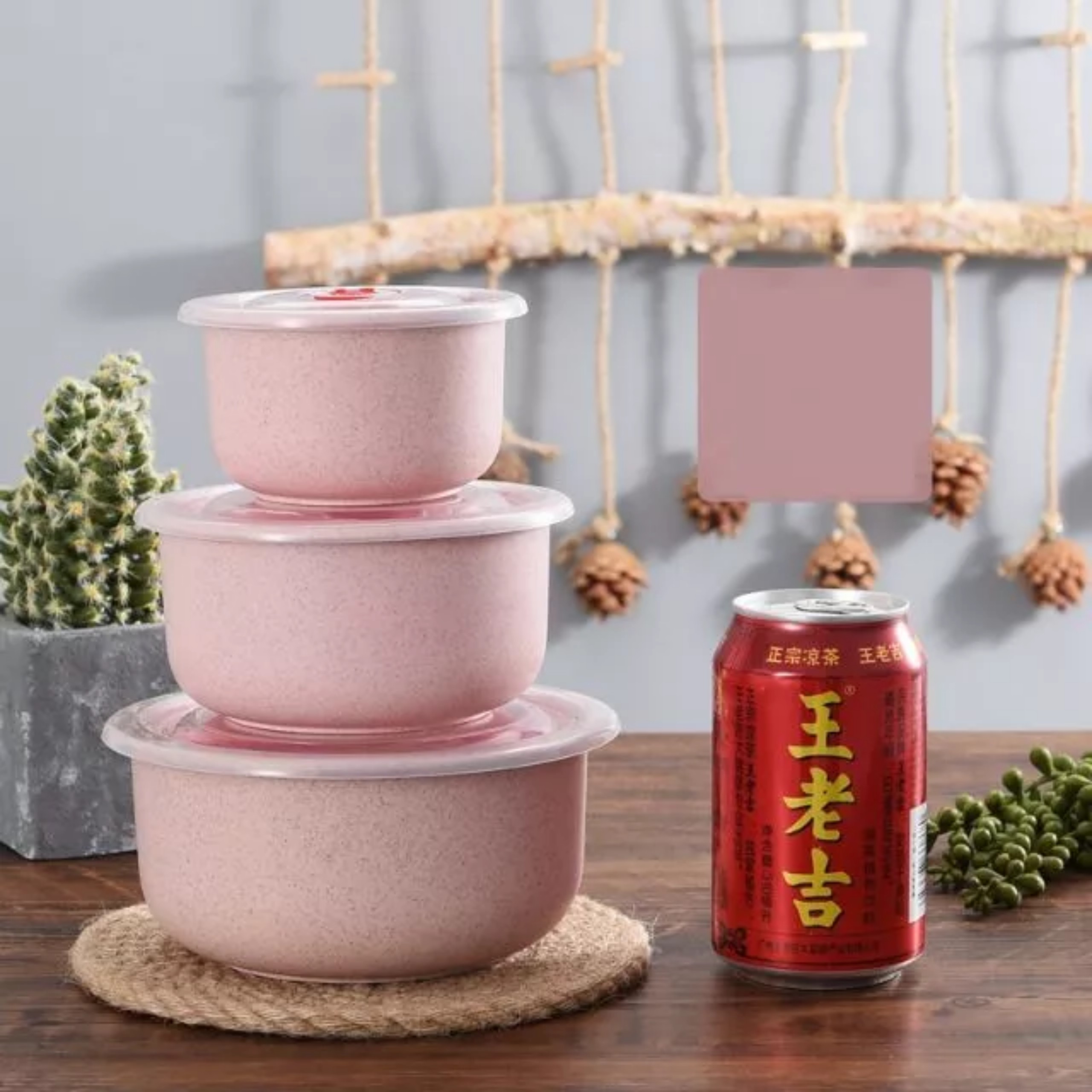 BỘ 3 HỘP CƠM LÚA MẠCH