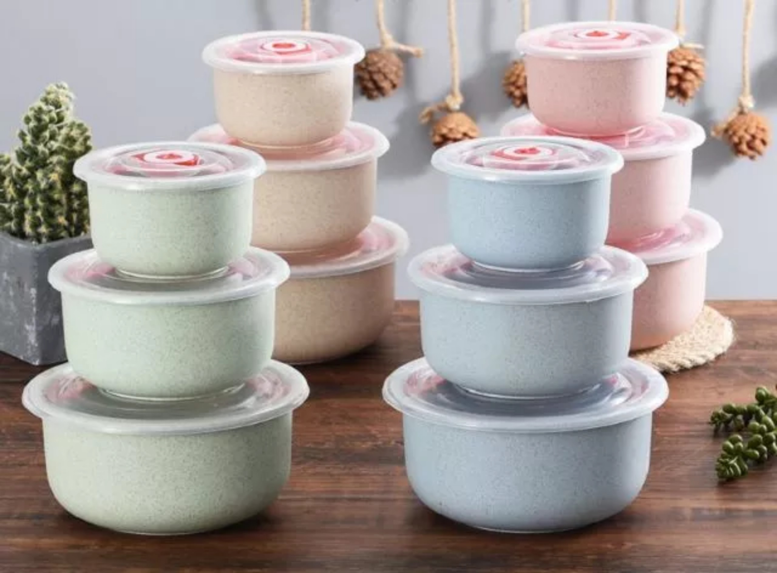 BỘ 3 HỘP CƠM LÚA MẠCH