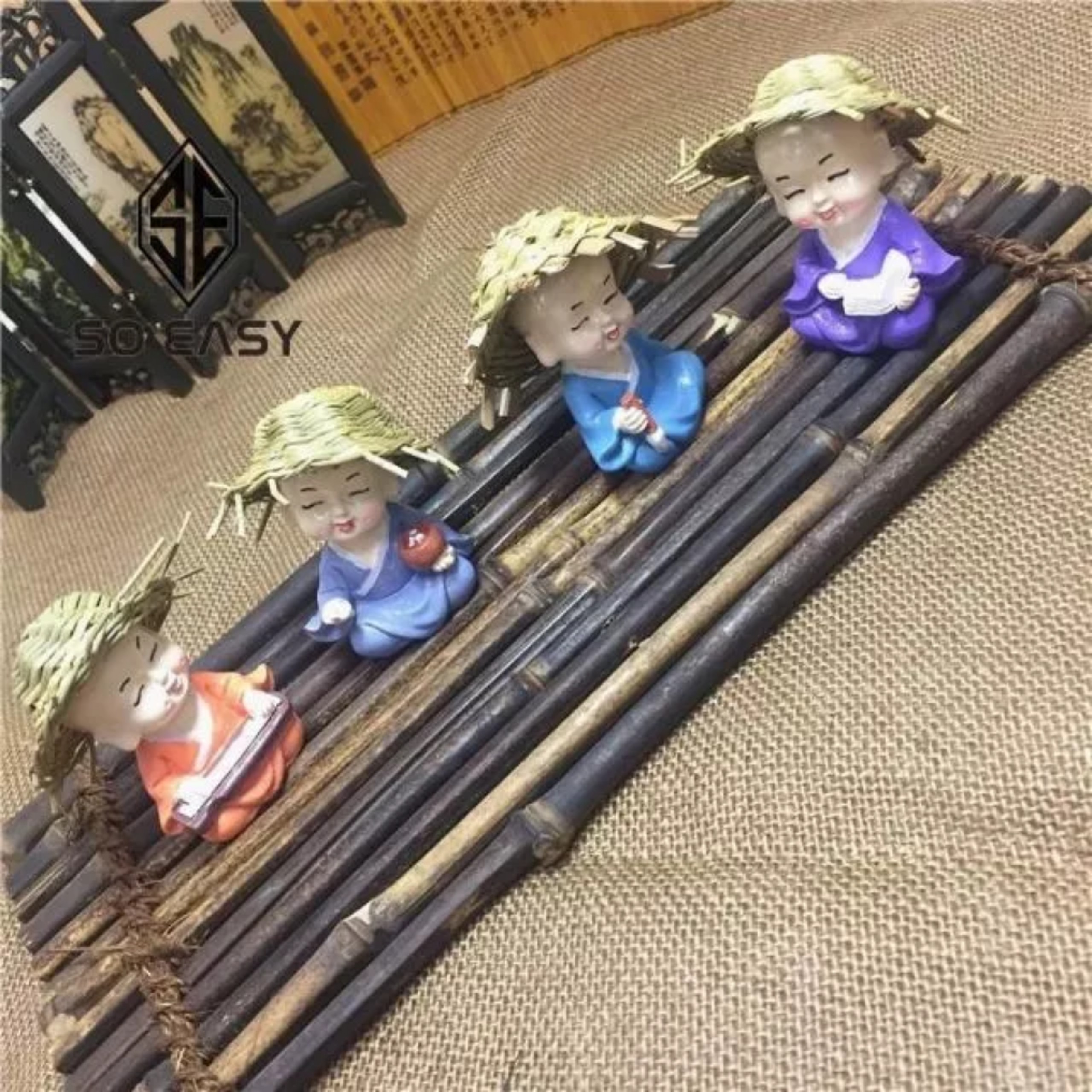 BỘ 4 CHÚ TIỂU ĐỘI NÓN