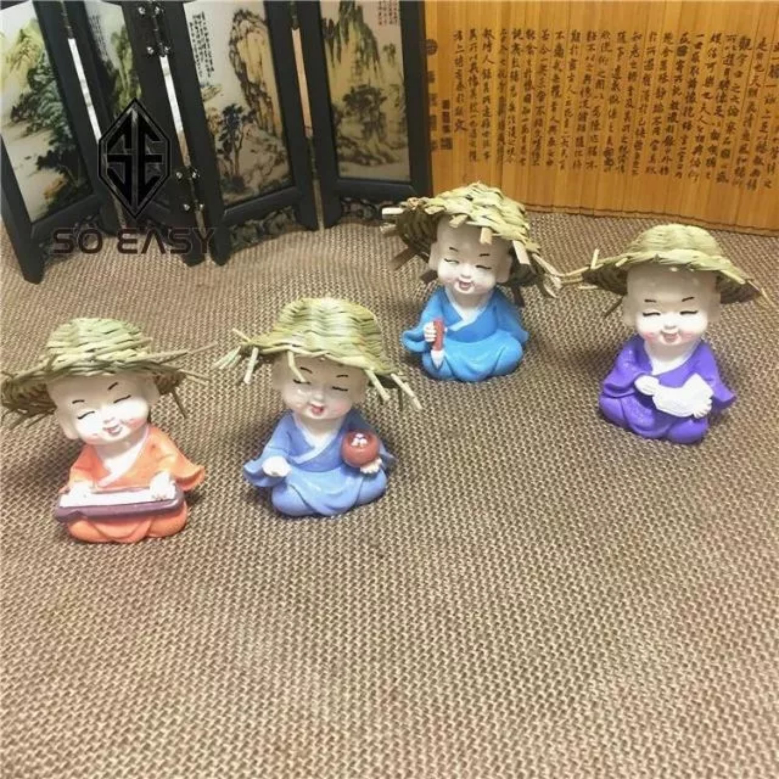 BỘ 4 CHÚ TIỂU ĐỘI NÓN