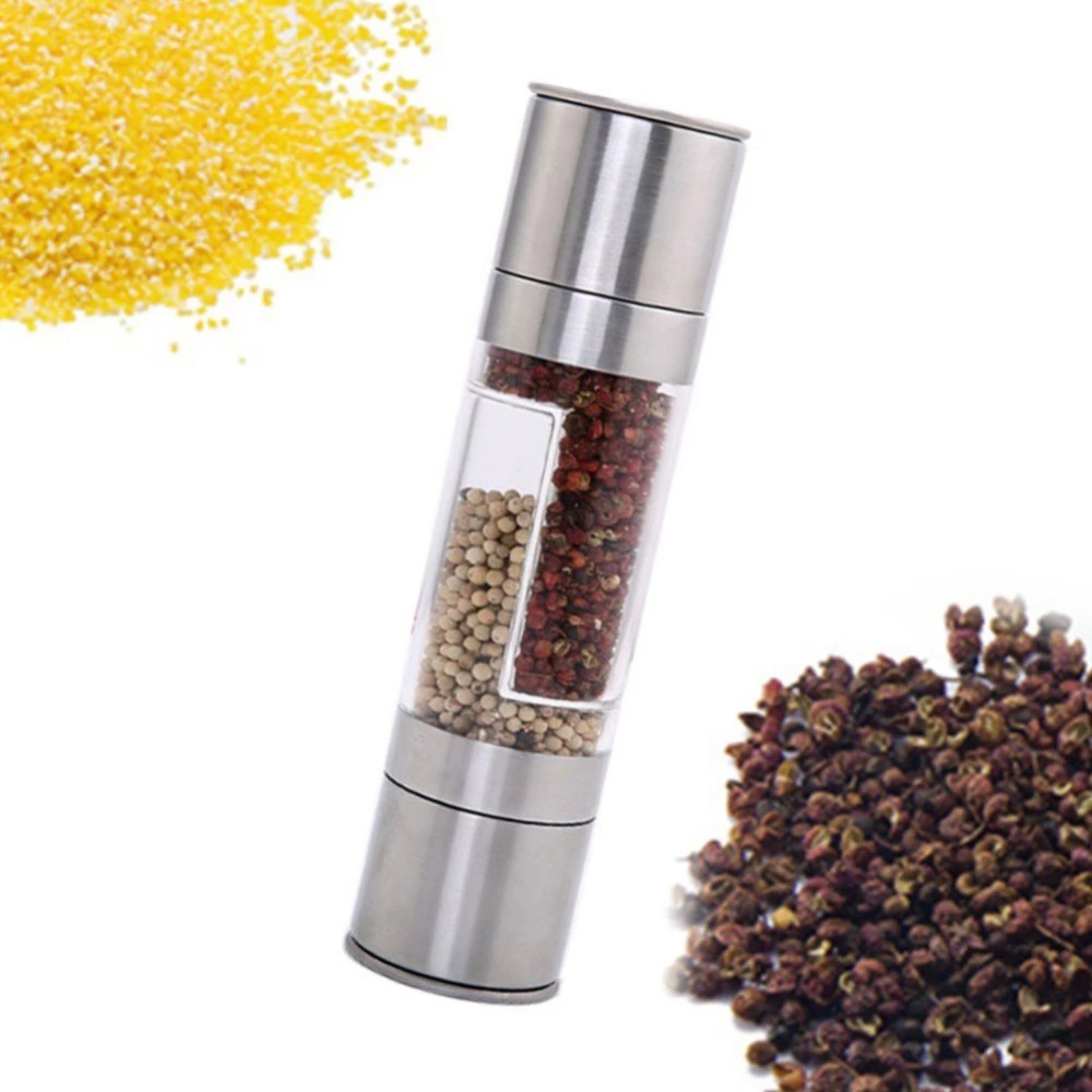 DỤNG CỤ XAY TIÊU THUỶ TINH 2 ĐẦU