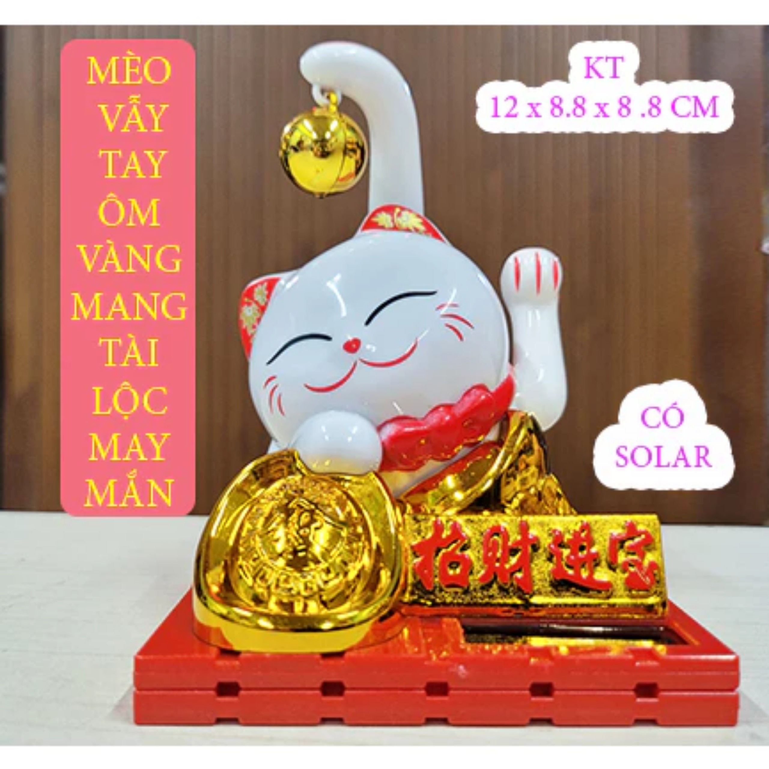 MÈO THẦN TÀI GẮN CHUÔNG ĐUÔI DÀI