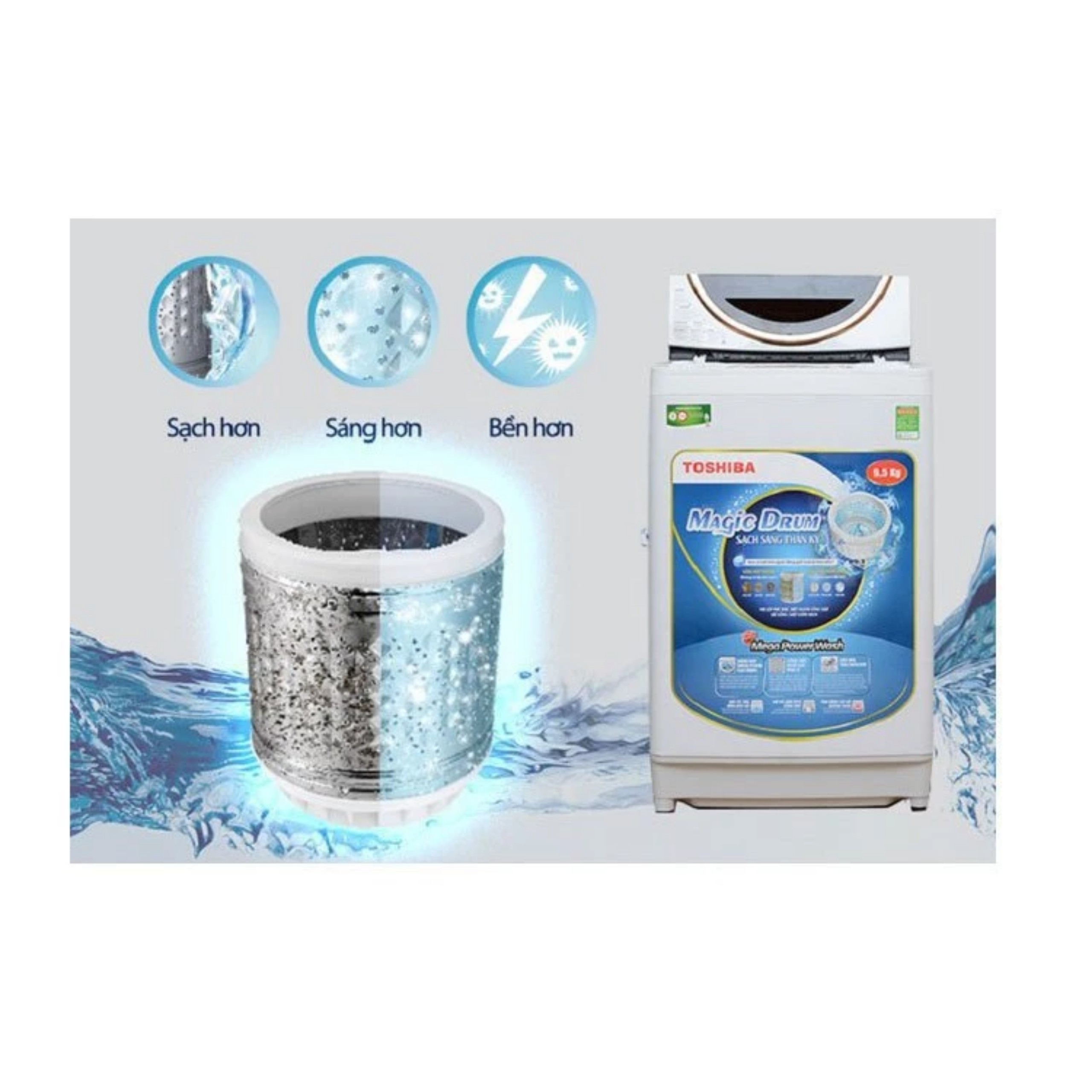 SET 5 BỊCH BỘT TẨY VỆ SINH LỒNG MÁY GIẶT WOMU