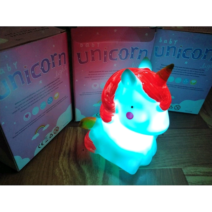 ĐÈN NGỦ SILICON DÙNG PIN CHO BÉ YÊU