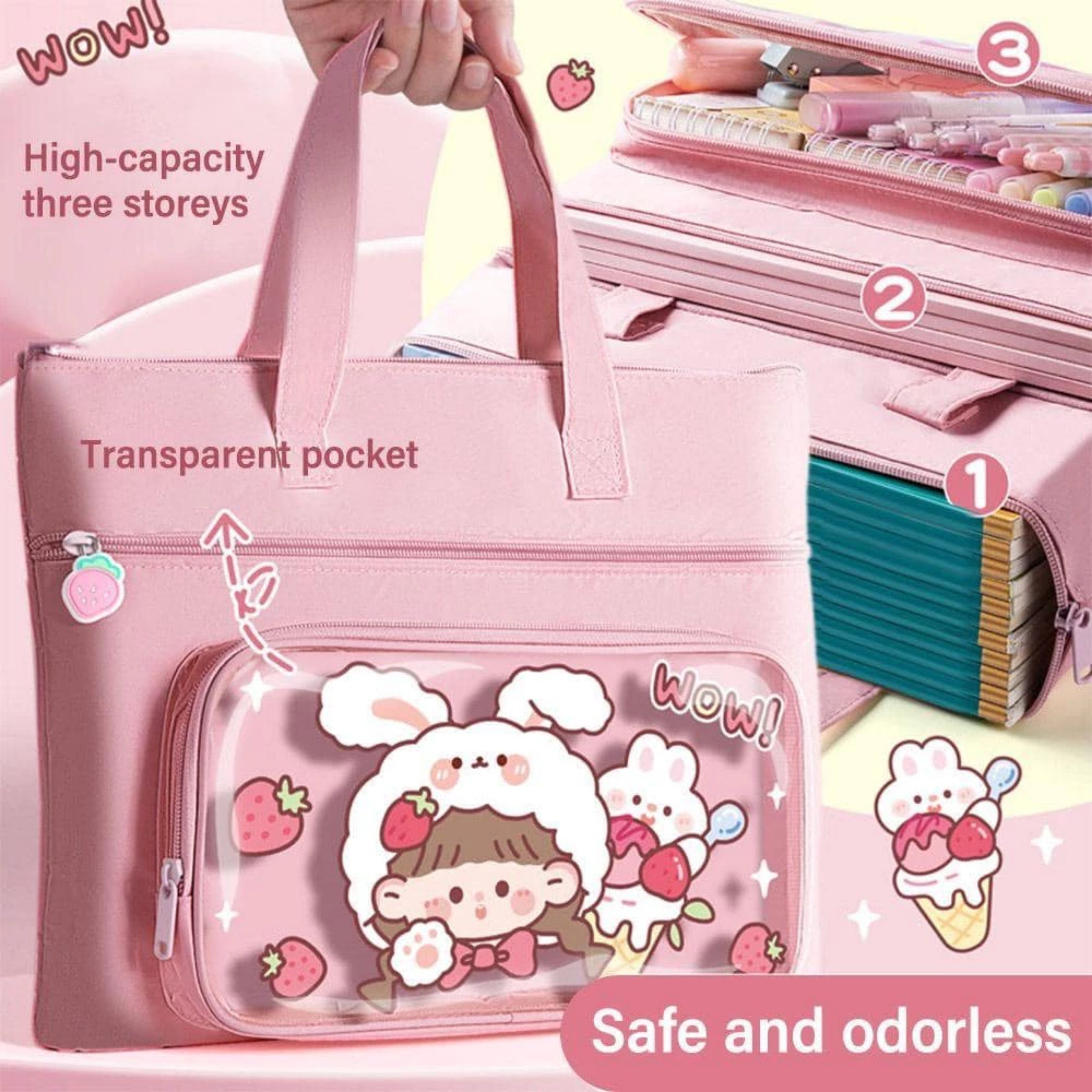 TÚI ĐỰNG TÀI LIỆU, VỞ NHỎ HỌC THÊM