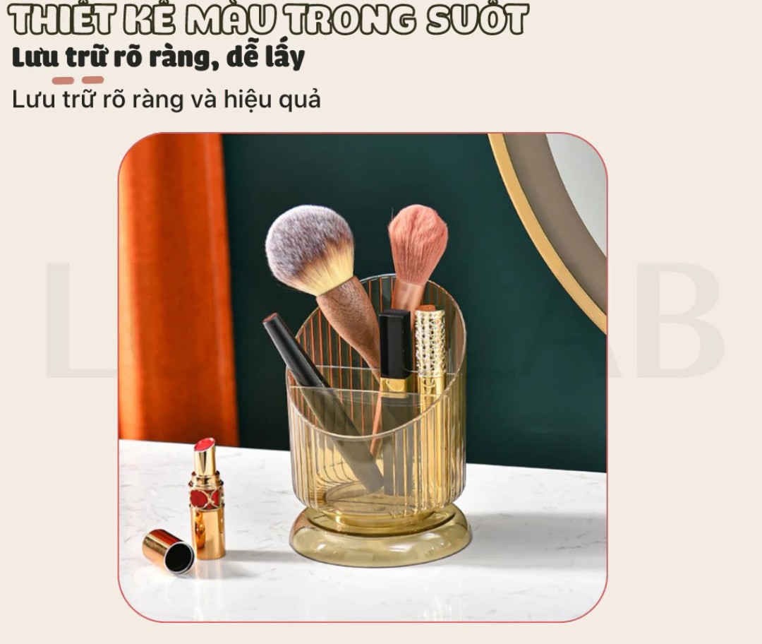 HỘP MỸ PHẨM ĐỰNG CỌ