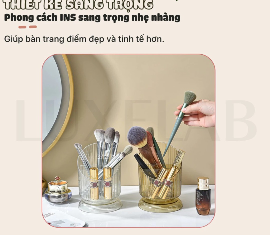 HỘP MỸ PHẨM ĐỰNG CỌ