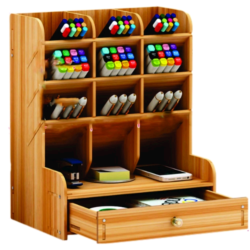 KỆ ĐỰNG BÚT GỖ