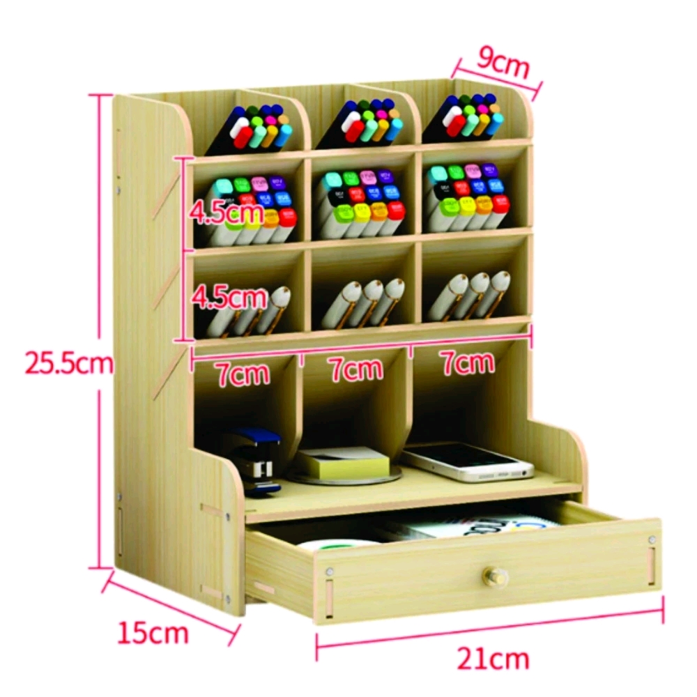 KỆ ĐỰNG BÚT GỖ