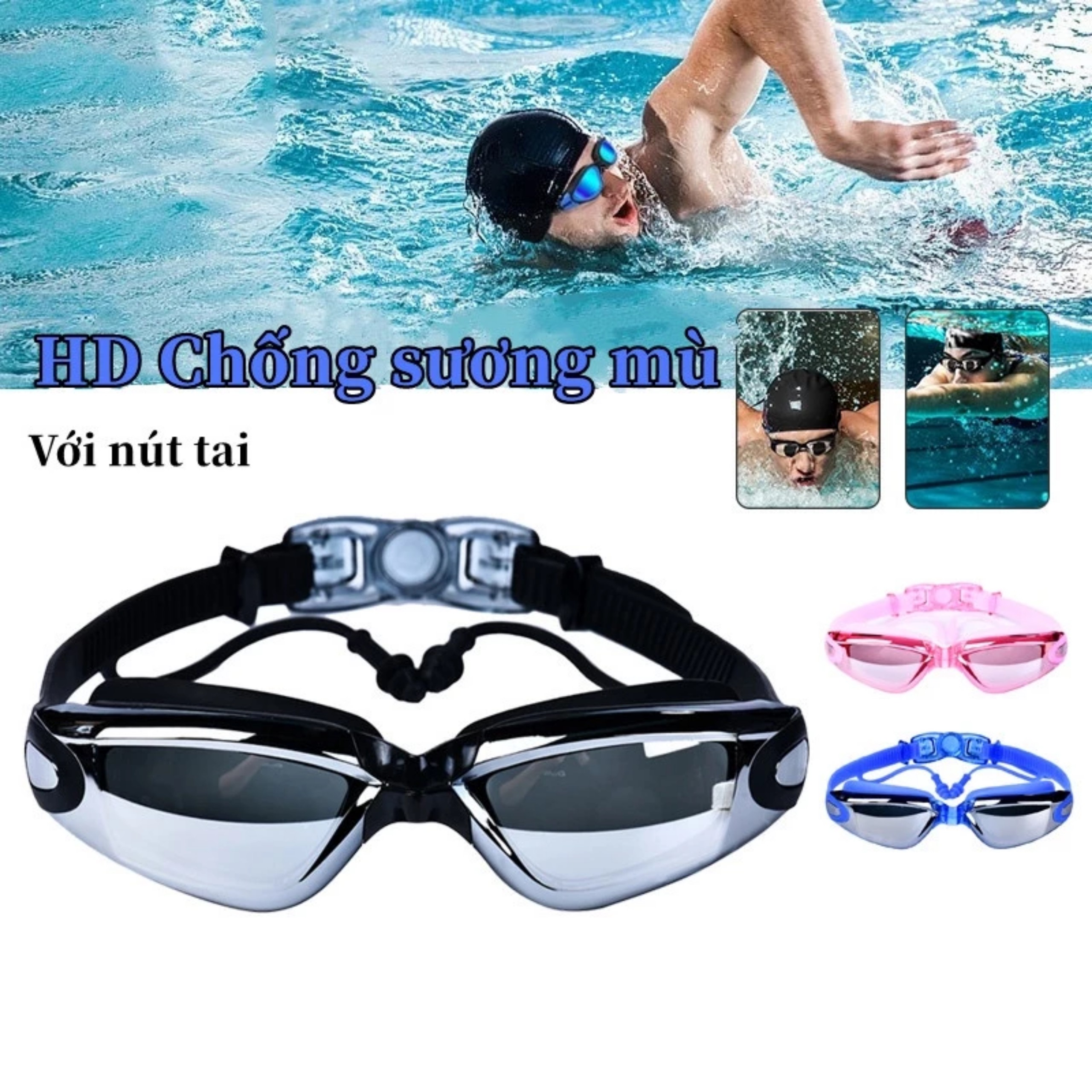 KÍNH BƠI CHỐNG SƯƠNG KÈM NÚT BỊT TAI