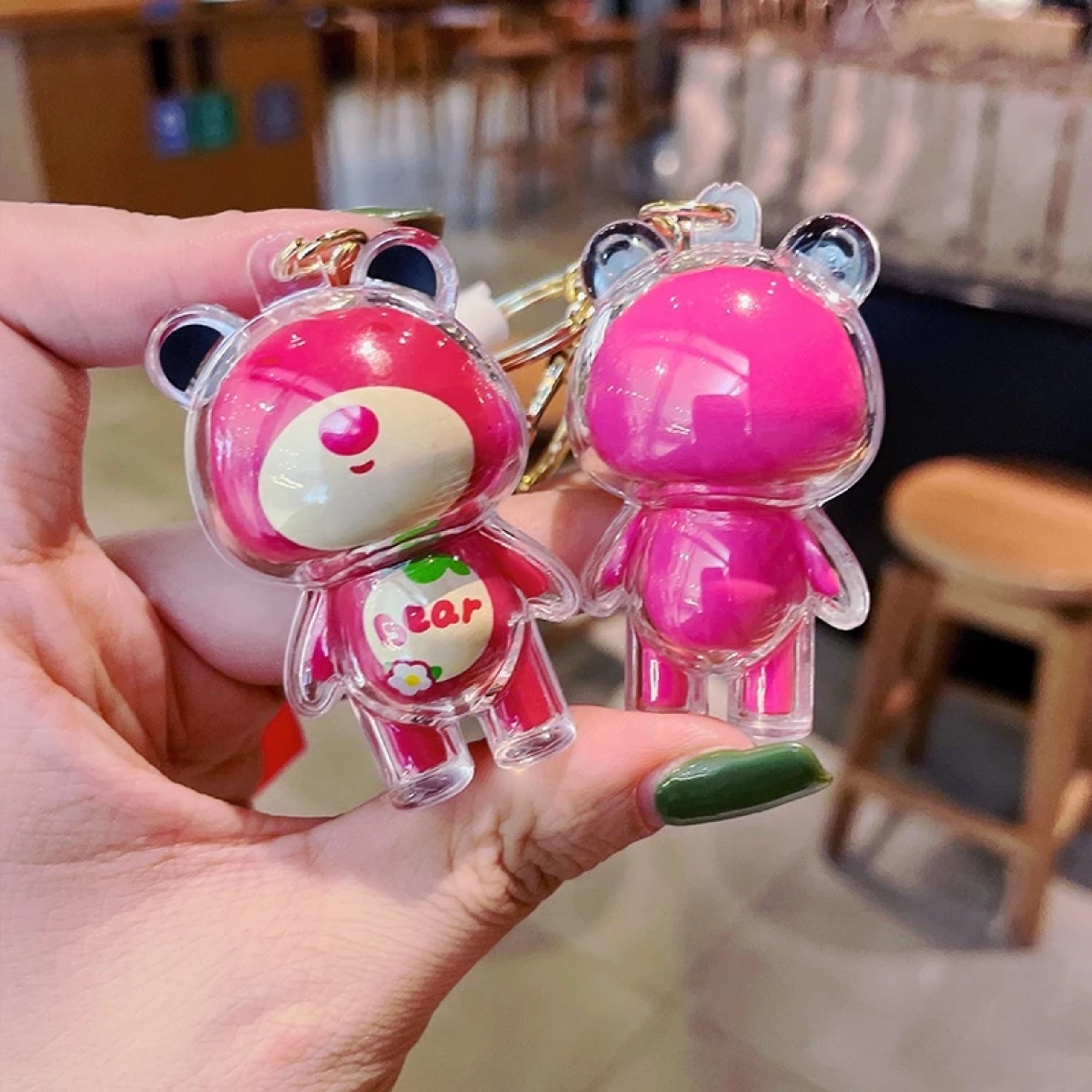 MÓC KHÓA GẤU DÂU