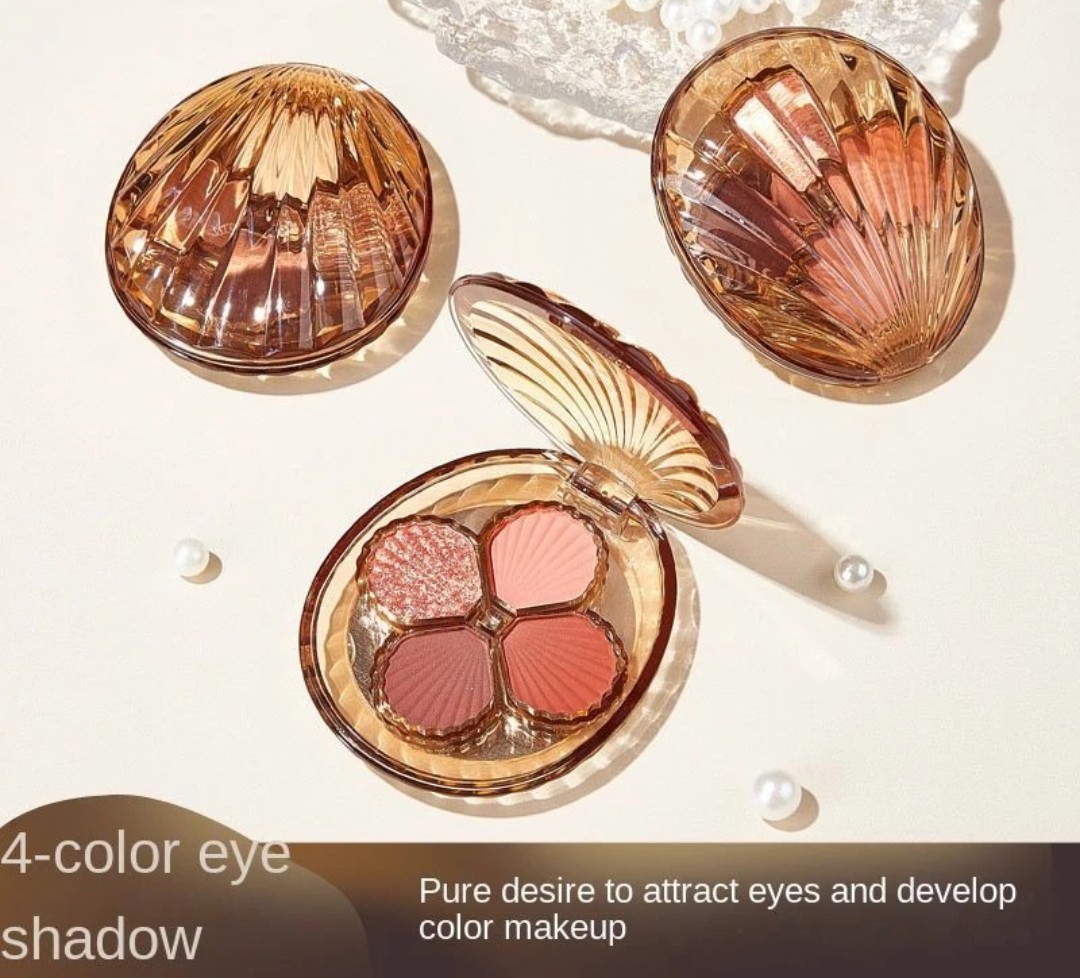 BĂNG PHẤN MẮT 4 Ô HÌNH VỎ SÒ CHỐNG THẤM NƯỚC