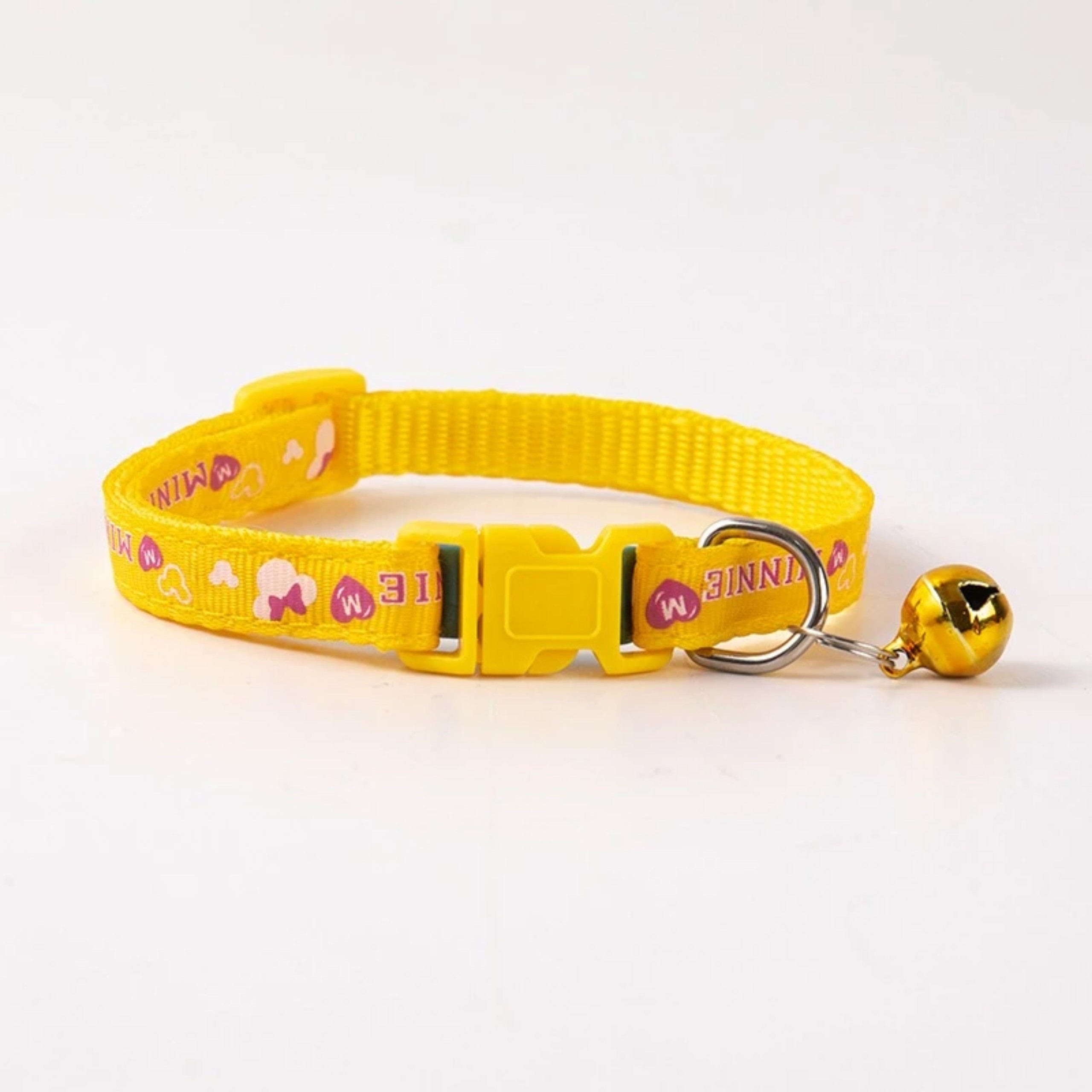SET 2 VÒNG CỔ THÚ CƯNG HÌNH CHỮ MINNIE CÓ CHUÔNG