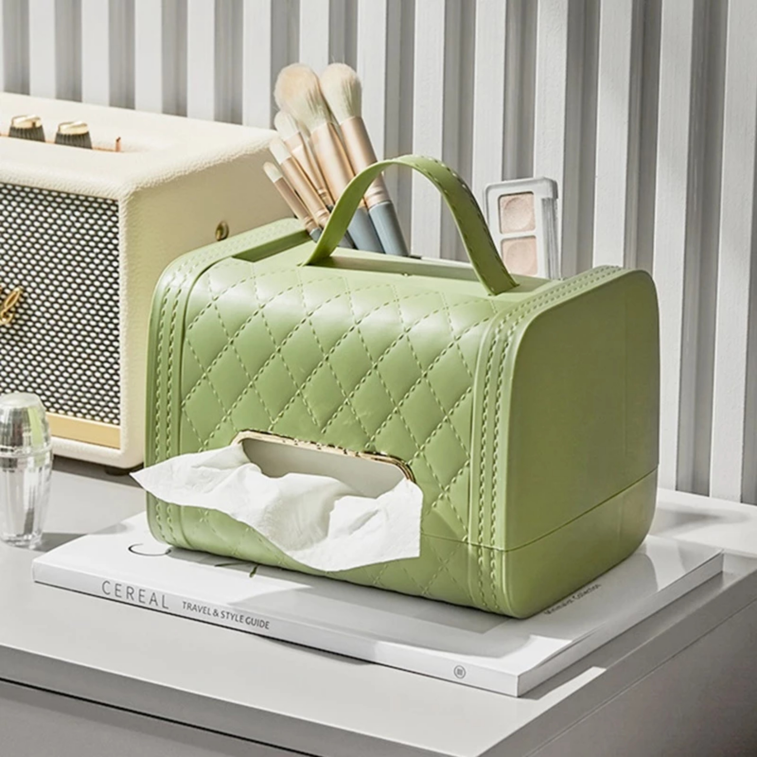 HỘP ĐỰNG KHĂN GIẤY ĐA CHỨC NĂNG