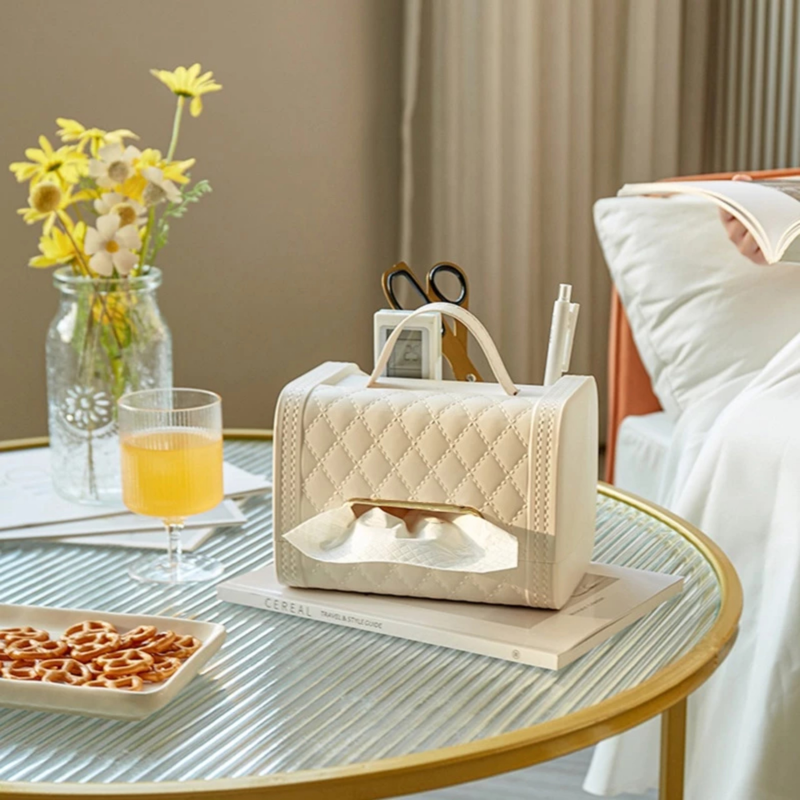 HỘP ĐỰNG KHĂN GIẤY ĐA CHỨC NĂNG