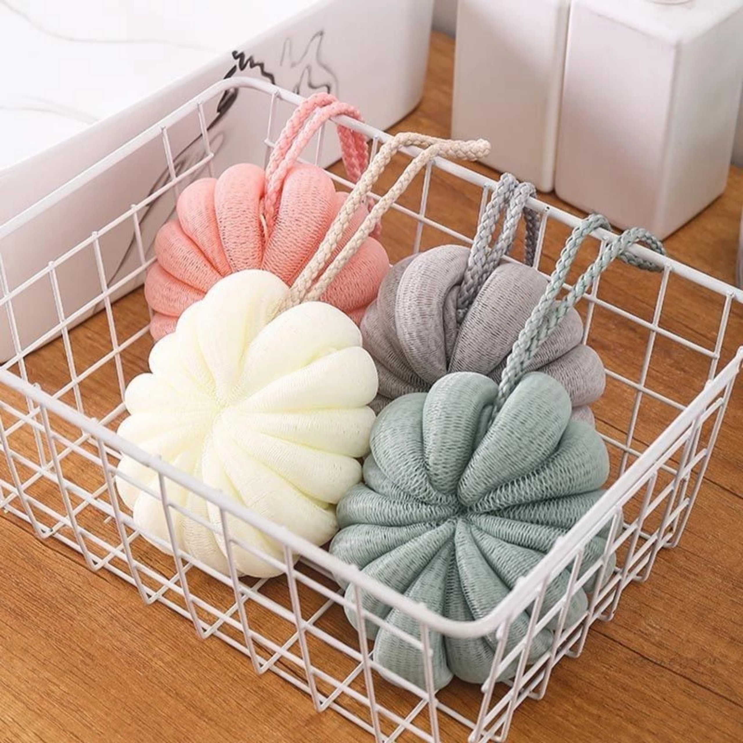 SET 2 BÔNG TẮM TRÒN BÍ NGÔ