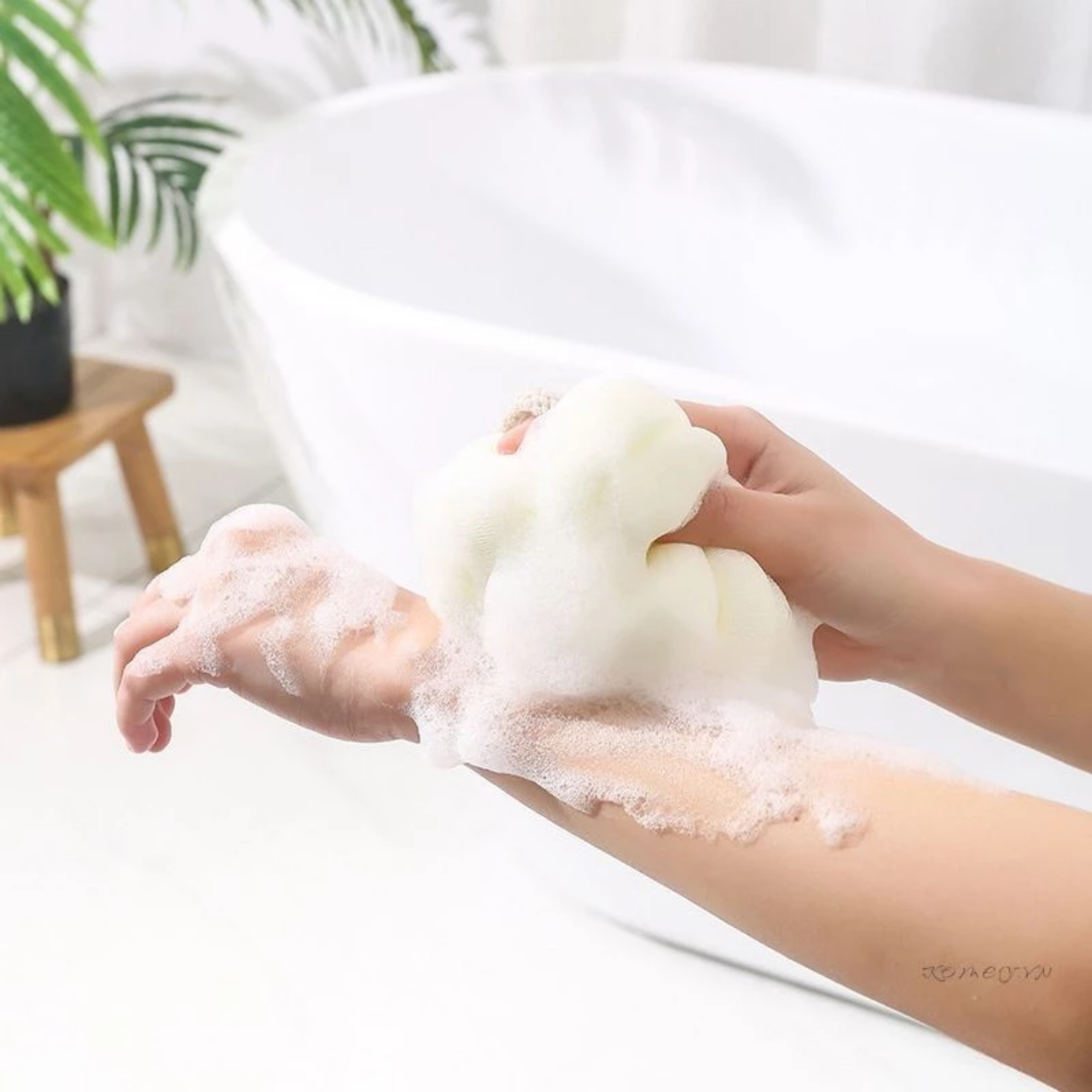 SET 2 BÔNG TẮM TRÒN BÍ NGÔ