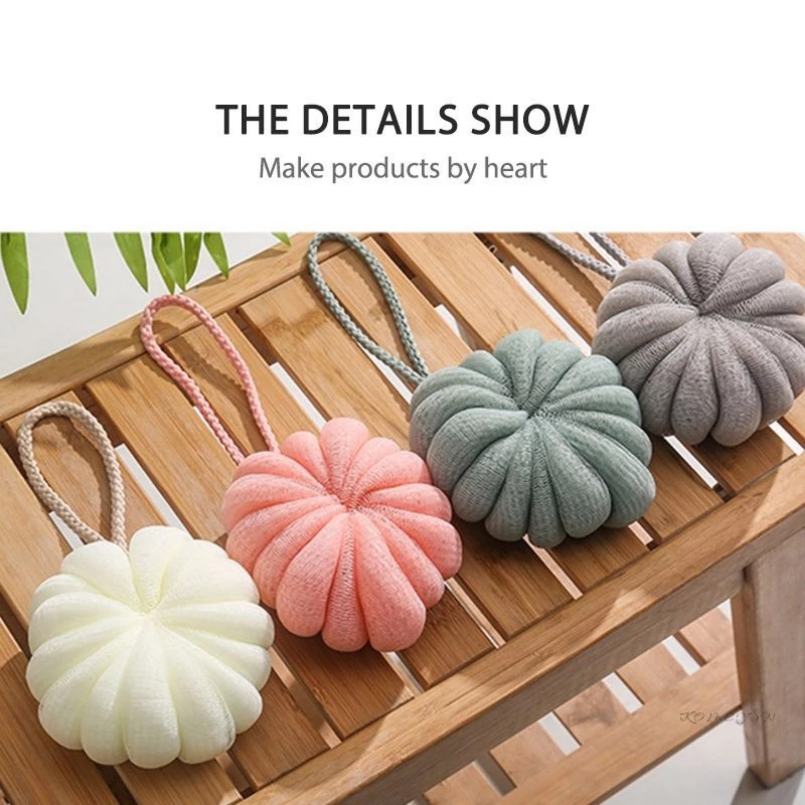 SET 2 BÔNG TẮM TRÒN BÍ NGÔ