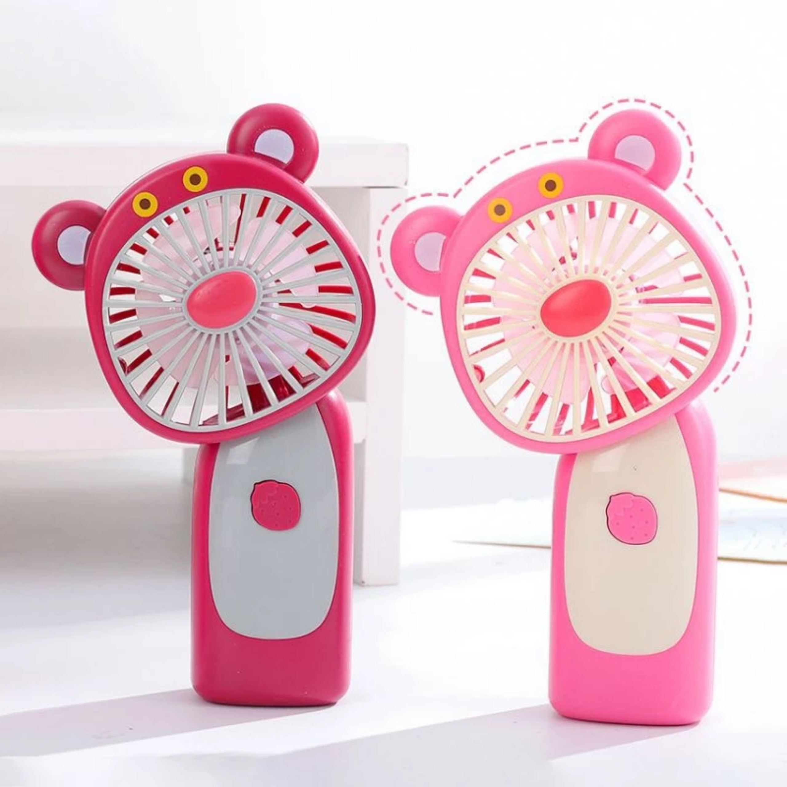 QUẠT MINI GẤU DÂU LOTSO