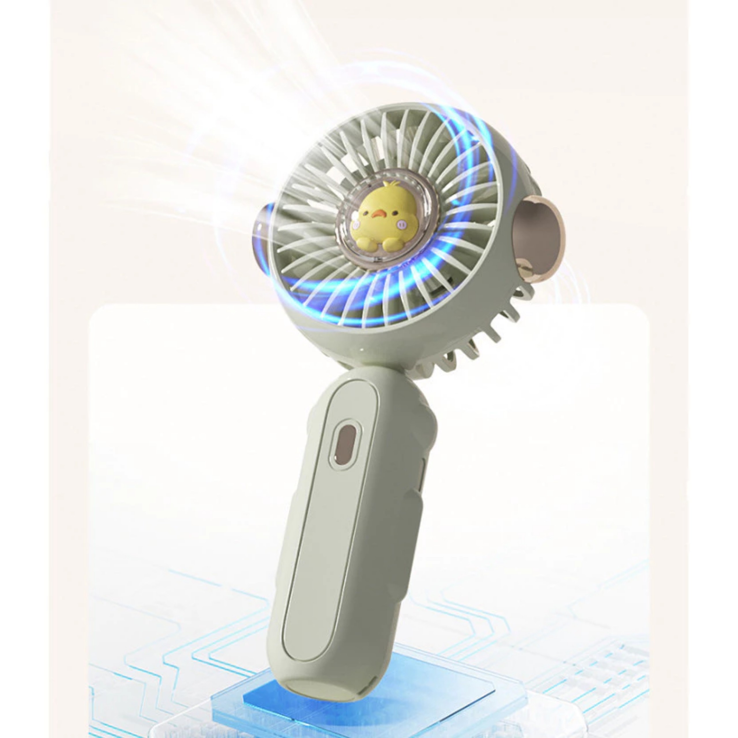 QUẠT CẦM TAY MINI DI ĐỘNG GẤP VĂN PHÒNG