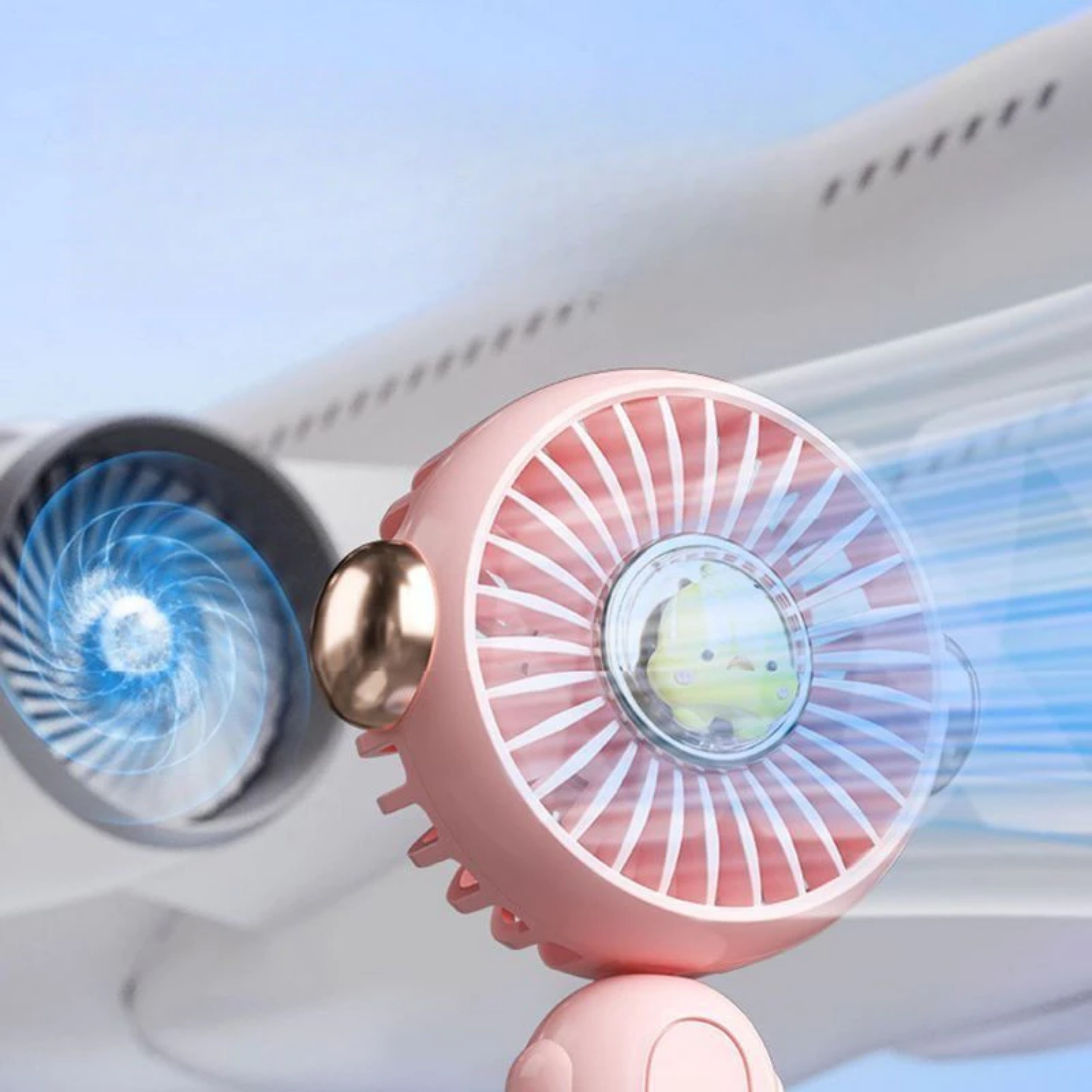 QUẠT CẦM TAY MINI DI ĐỘNG GẤP VĂN PHÒNG