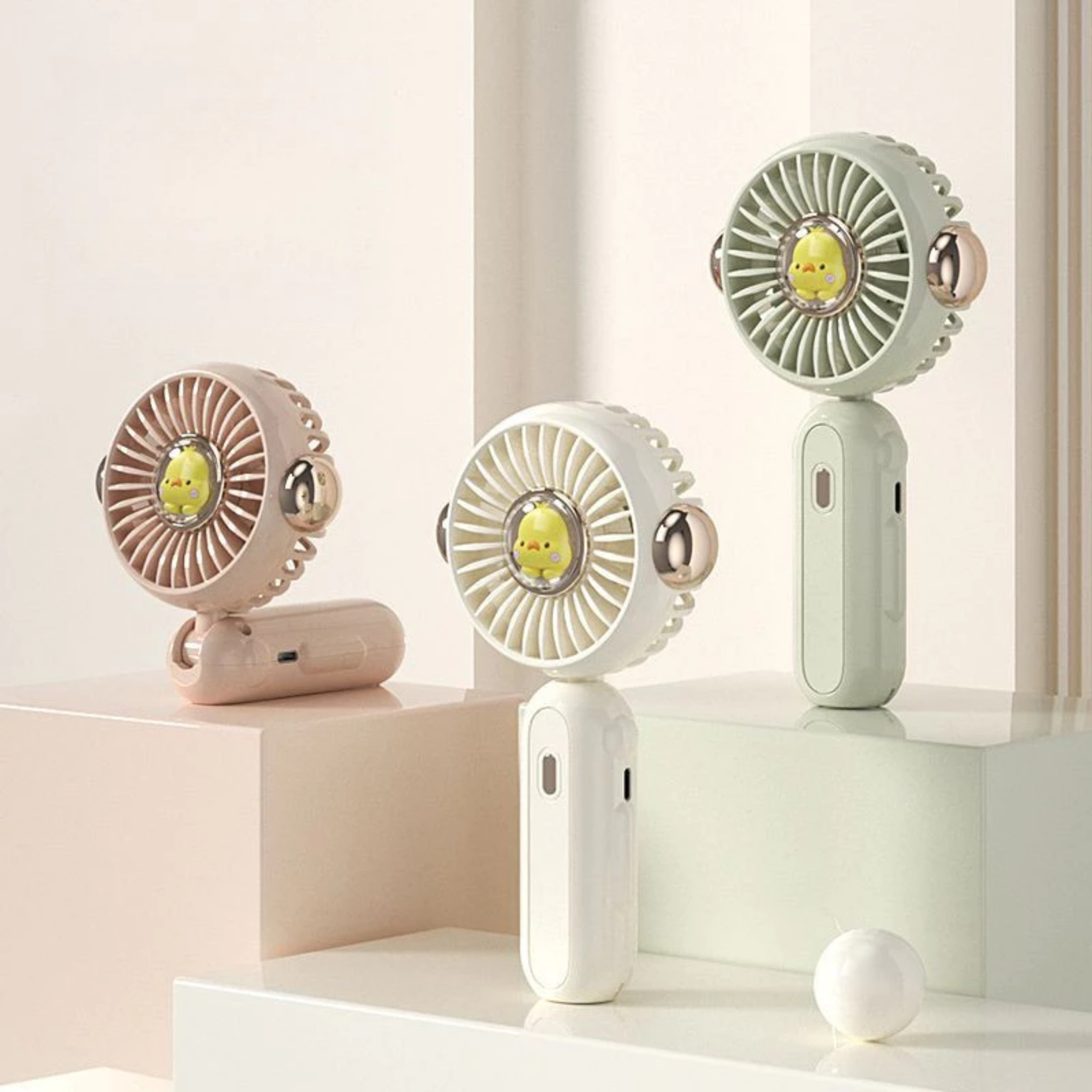 QUẠT CẦM TAY MINI DI ĐỘNG GẤP VĂN PHÒNG