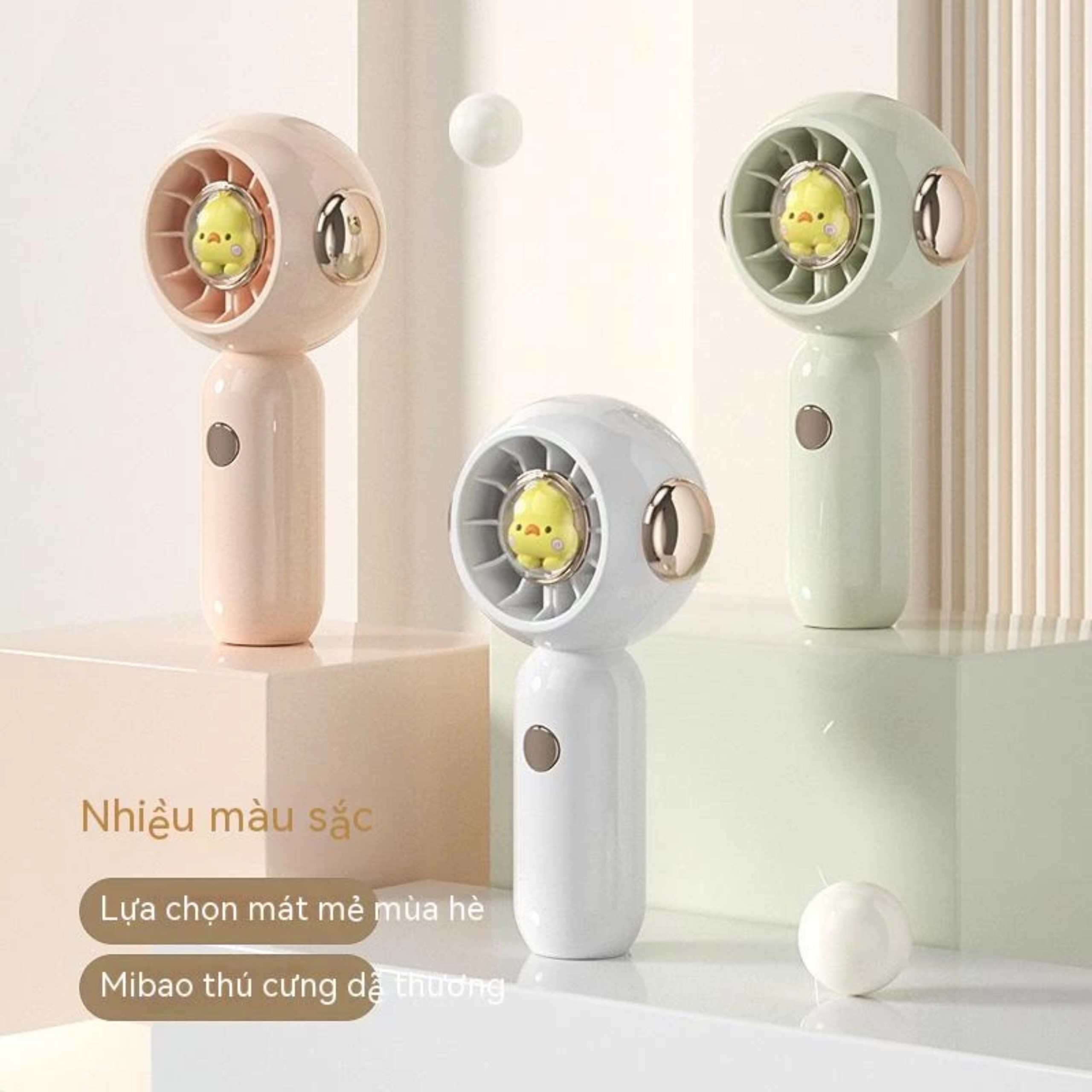 QUẠT CẦM TAY MINI DI ĐỘNG GẤP VĂN PHÒNG