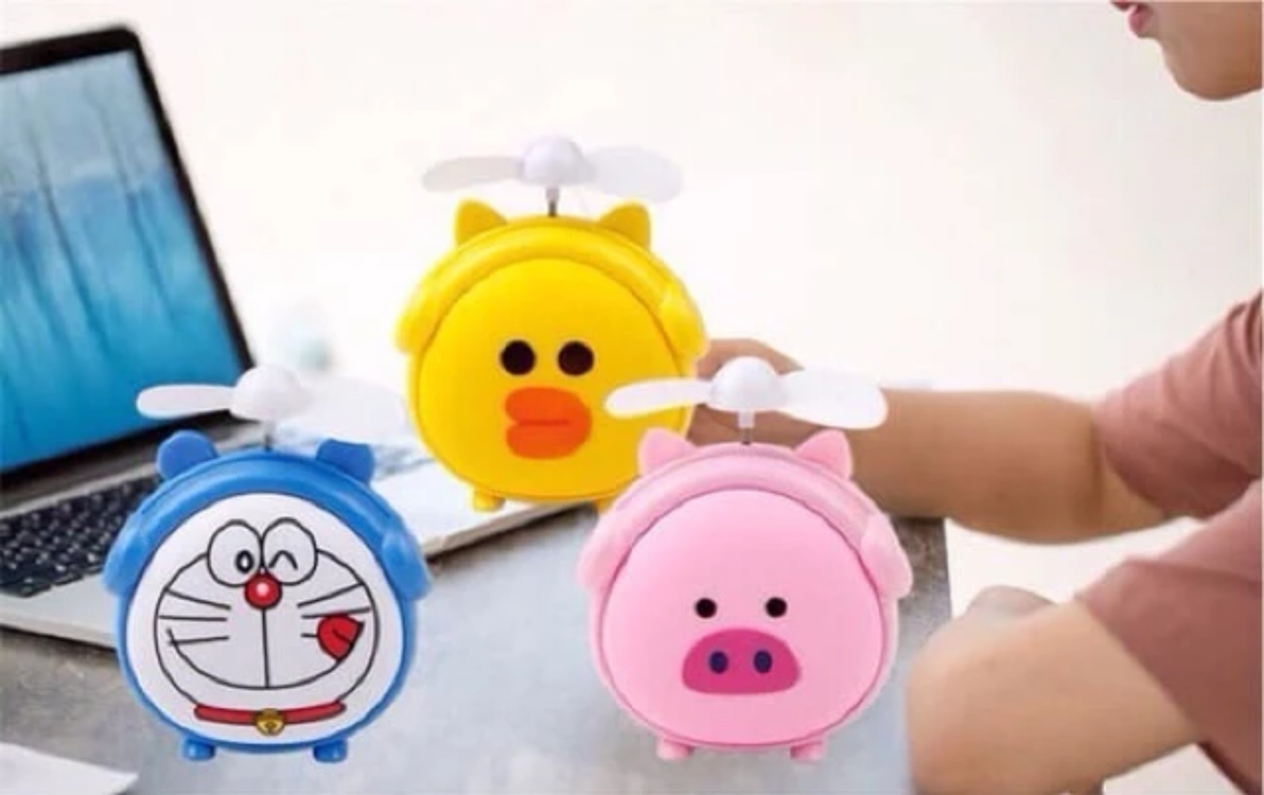 QUẠT MINI ĐỂ BÀN HÌNH THÚ DỄ THƯƠNG