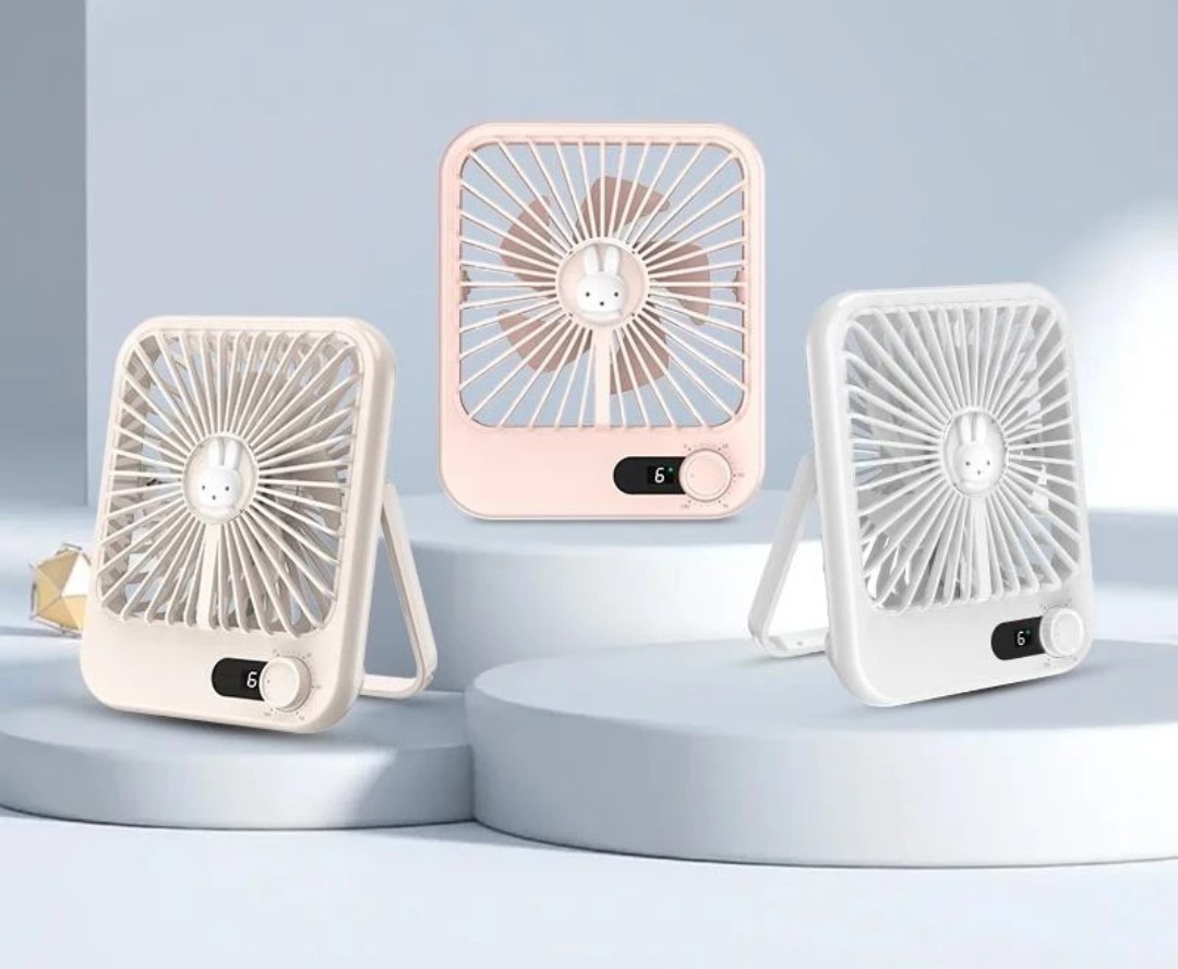 QUẠT TÍCH ĐIỆN ĐỂ BÀN MINI CÓ ĐIỀU CHỈNH MỨC ĐỘ