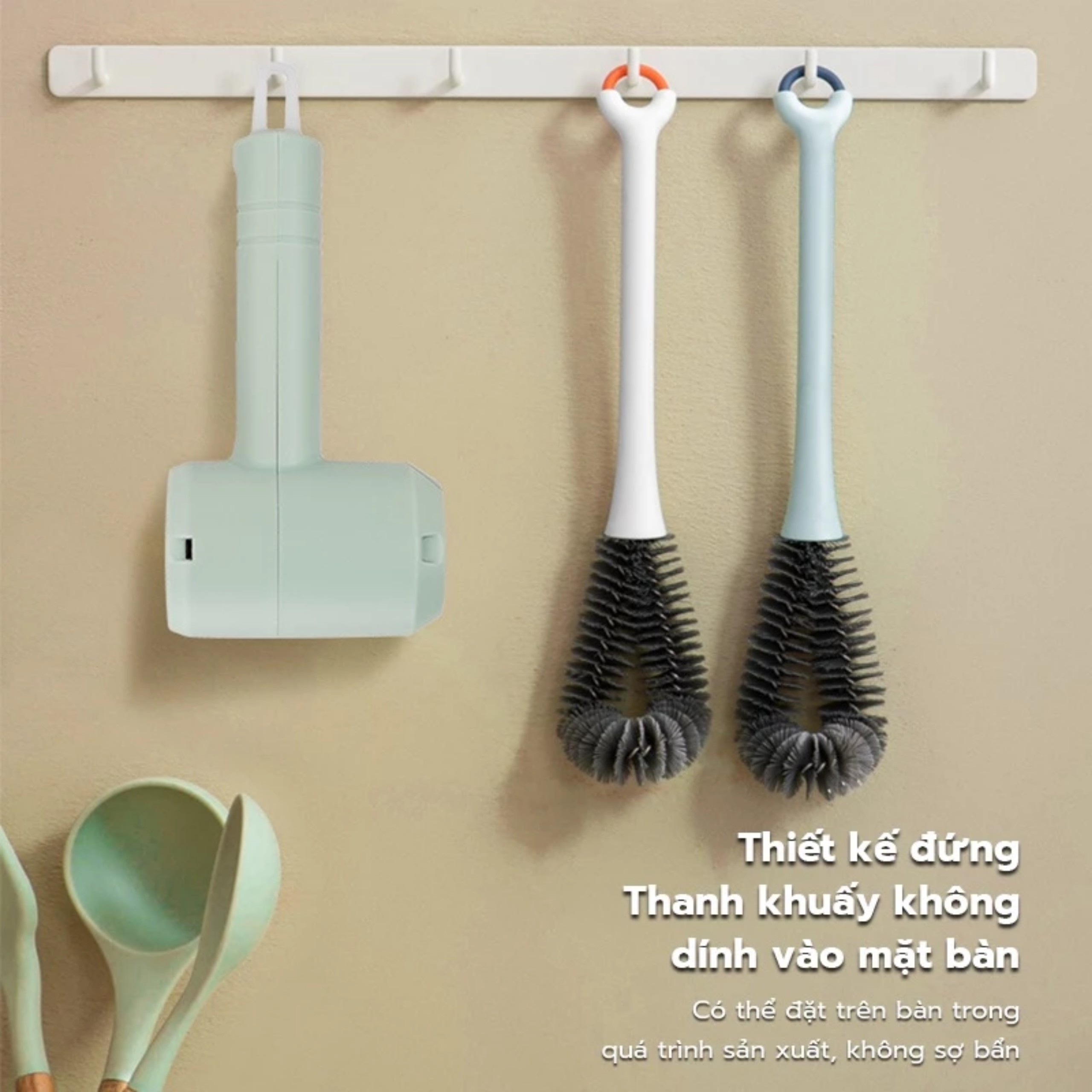 MÁY ĐÁNH TRỨNG CẦM TAY ĐA NĂNG 2 ĐẦU