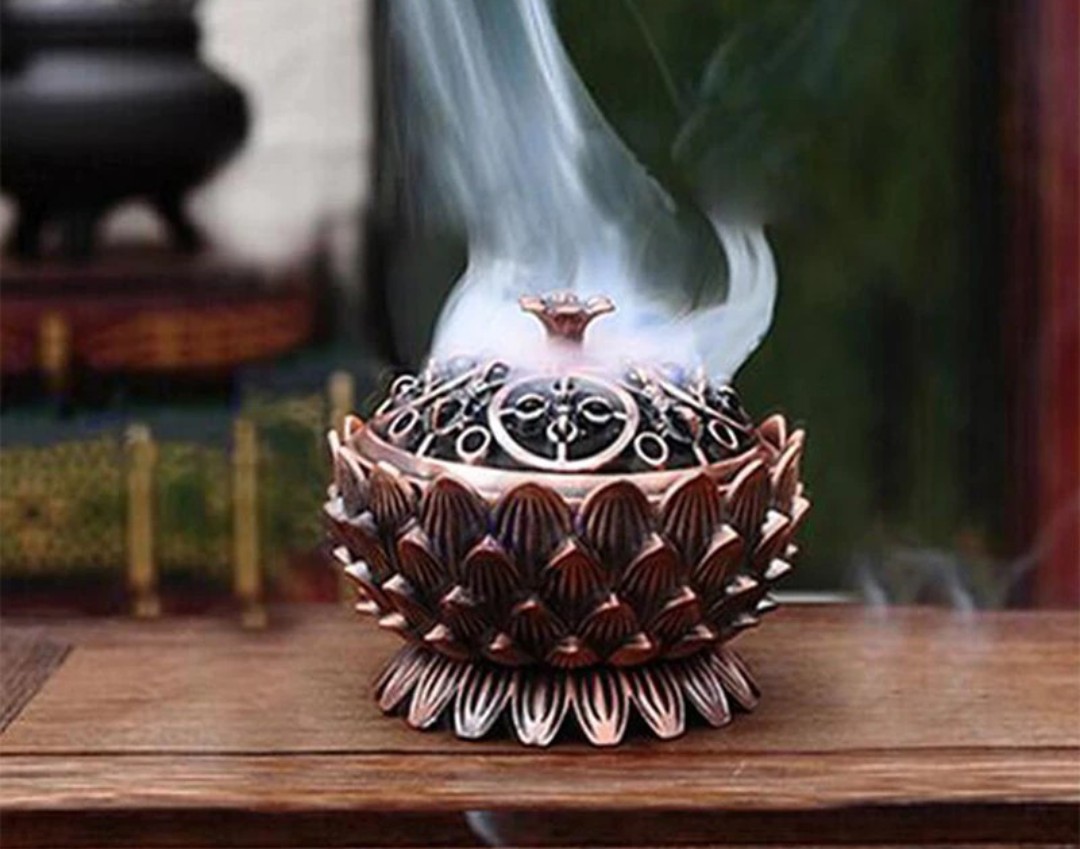 LƯ ĐỐT HƯƠNG HOA SEN