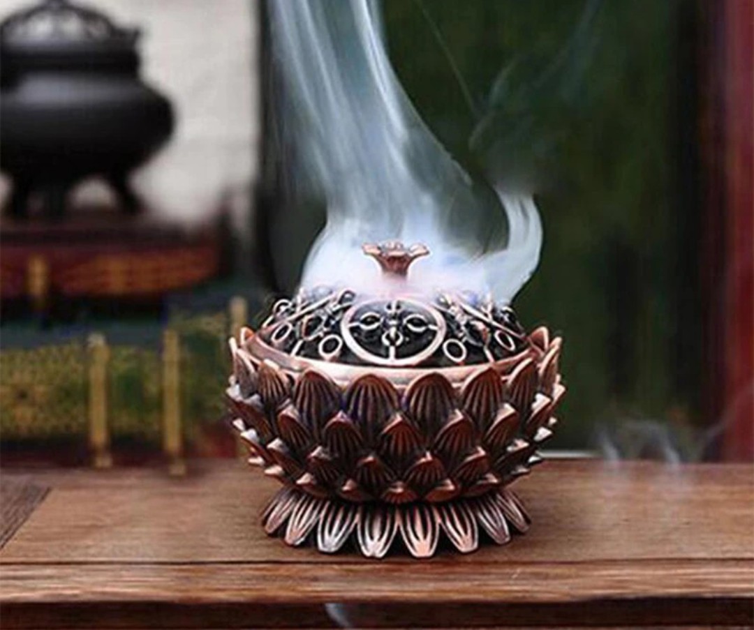 LƯ ĐỐT HƯƠNG HOA SEN