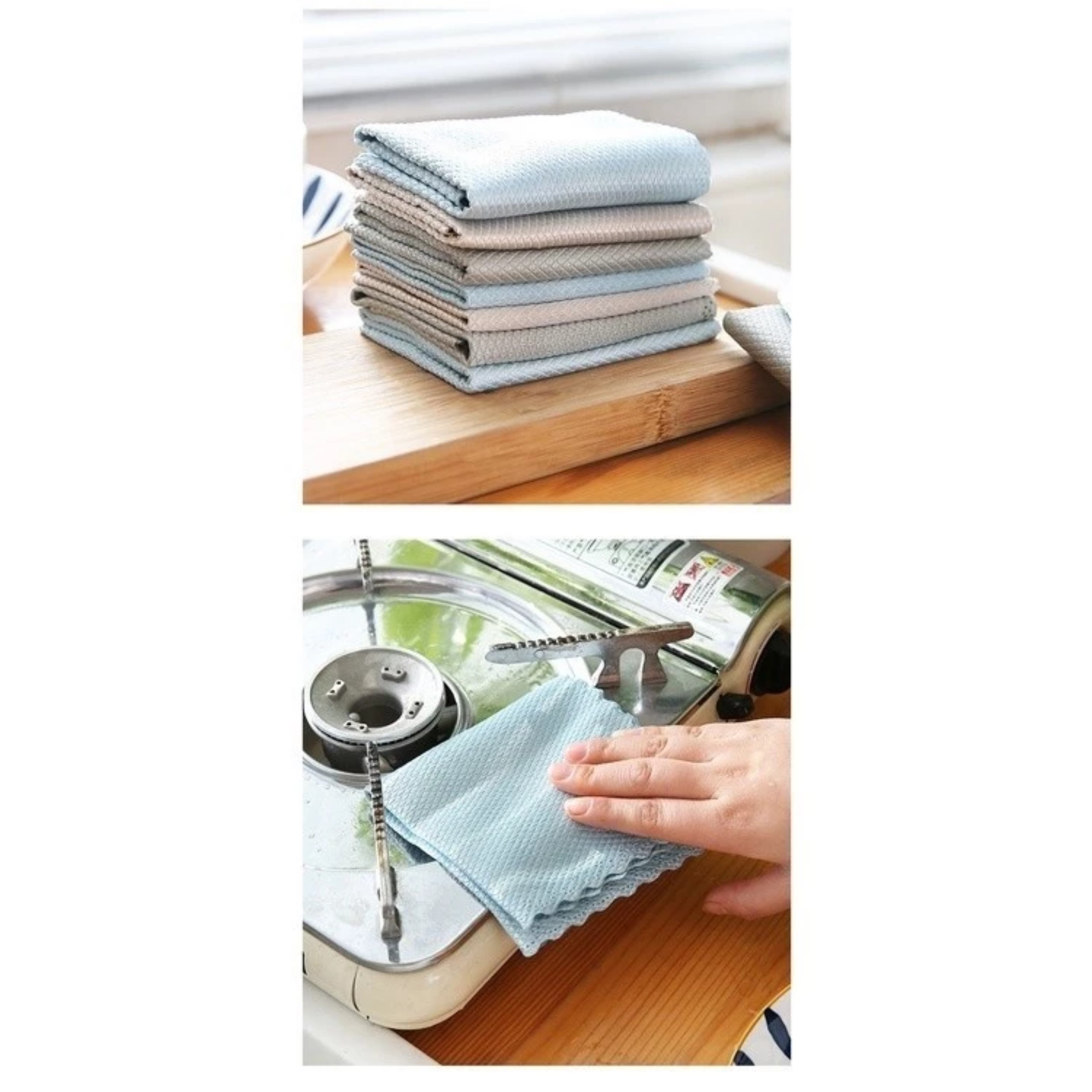 COMBO 10 KHĂN LAU ĐA NĂNG VẢY CÁ