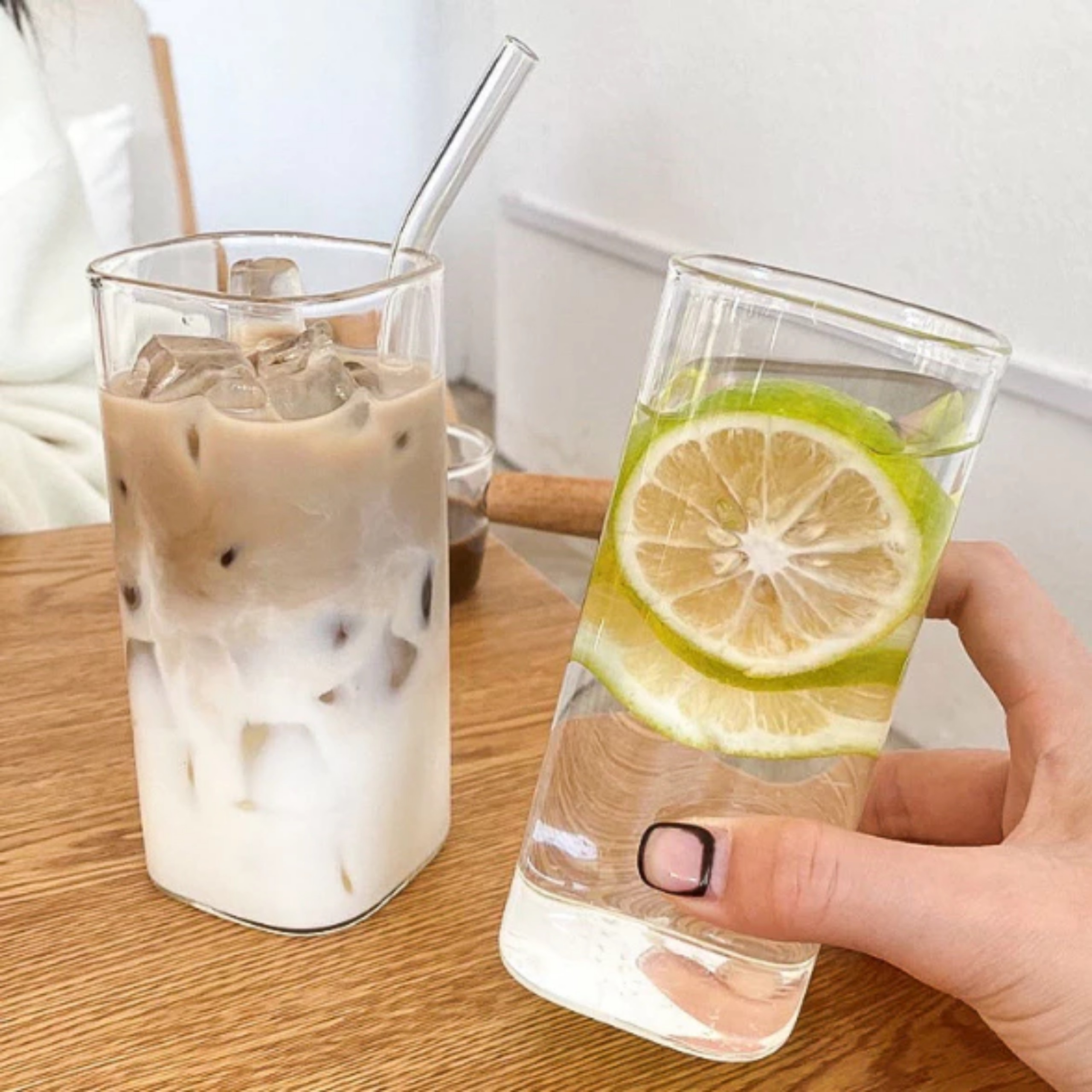 LY THỦY TINH CỐC VUÔNG 400ML