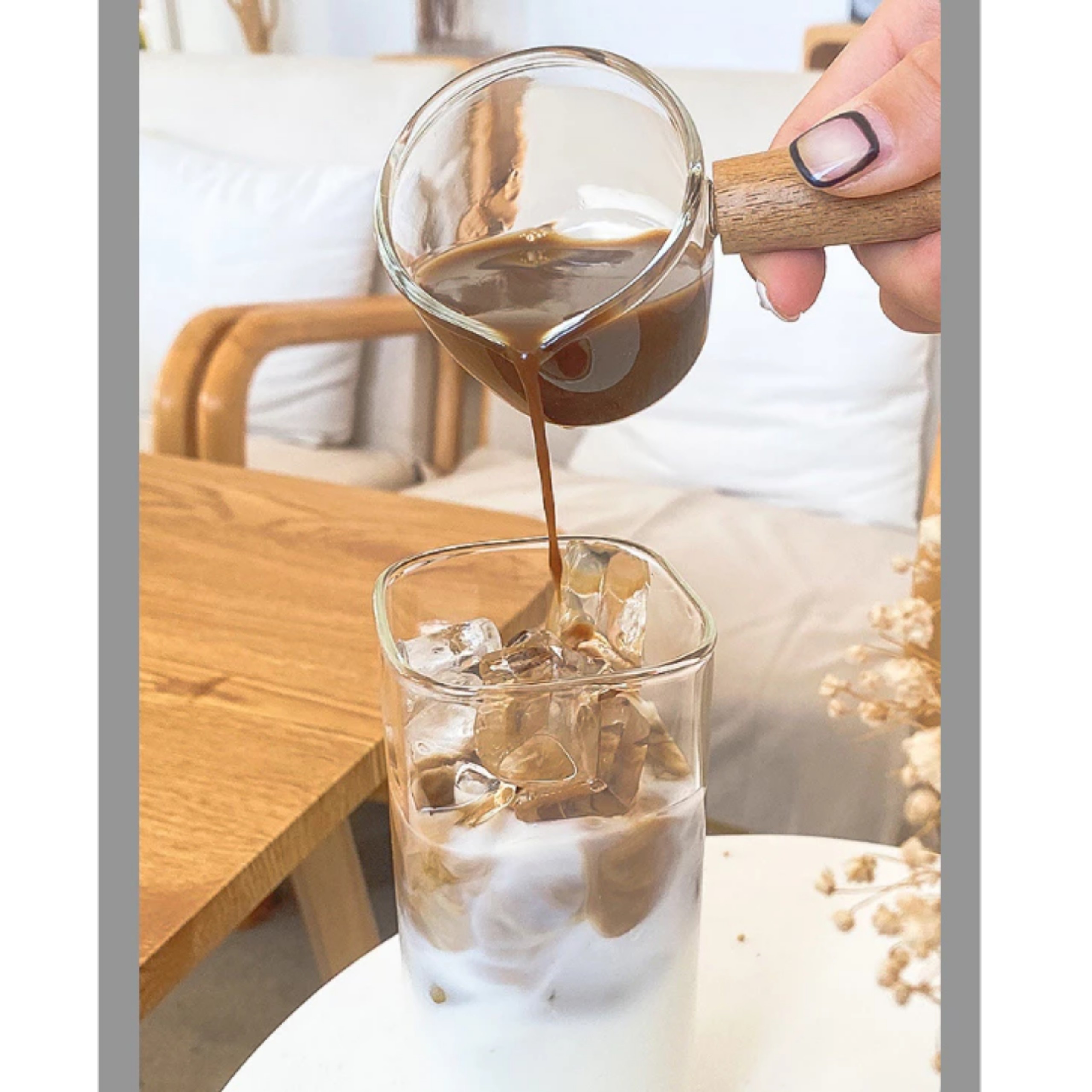 LY THỦY TINH CỐC VUÔNG 400ML