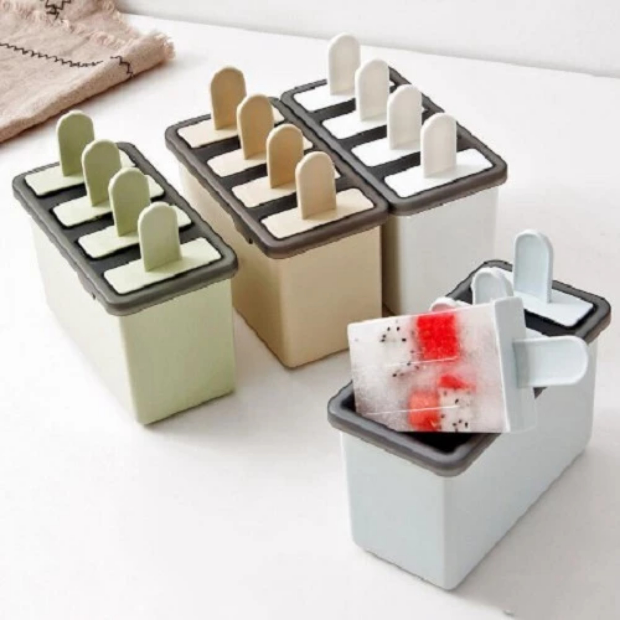 KHUÔN LÀM KEM 4 NGĂN