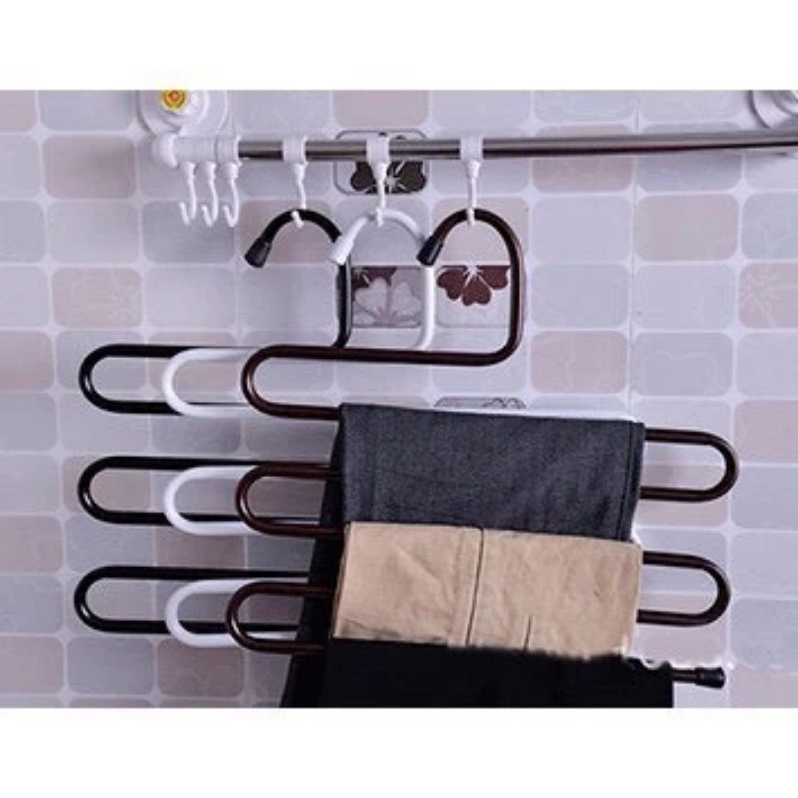 MÓC TREO QUẦN ÁO 5 TẦNG ĐA NĂNG