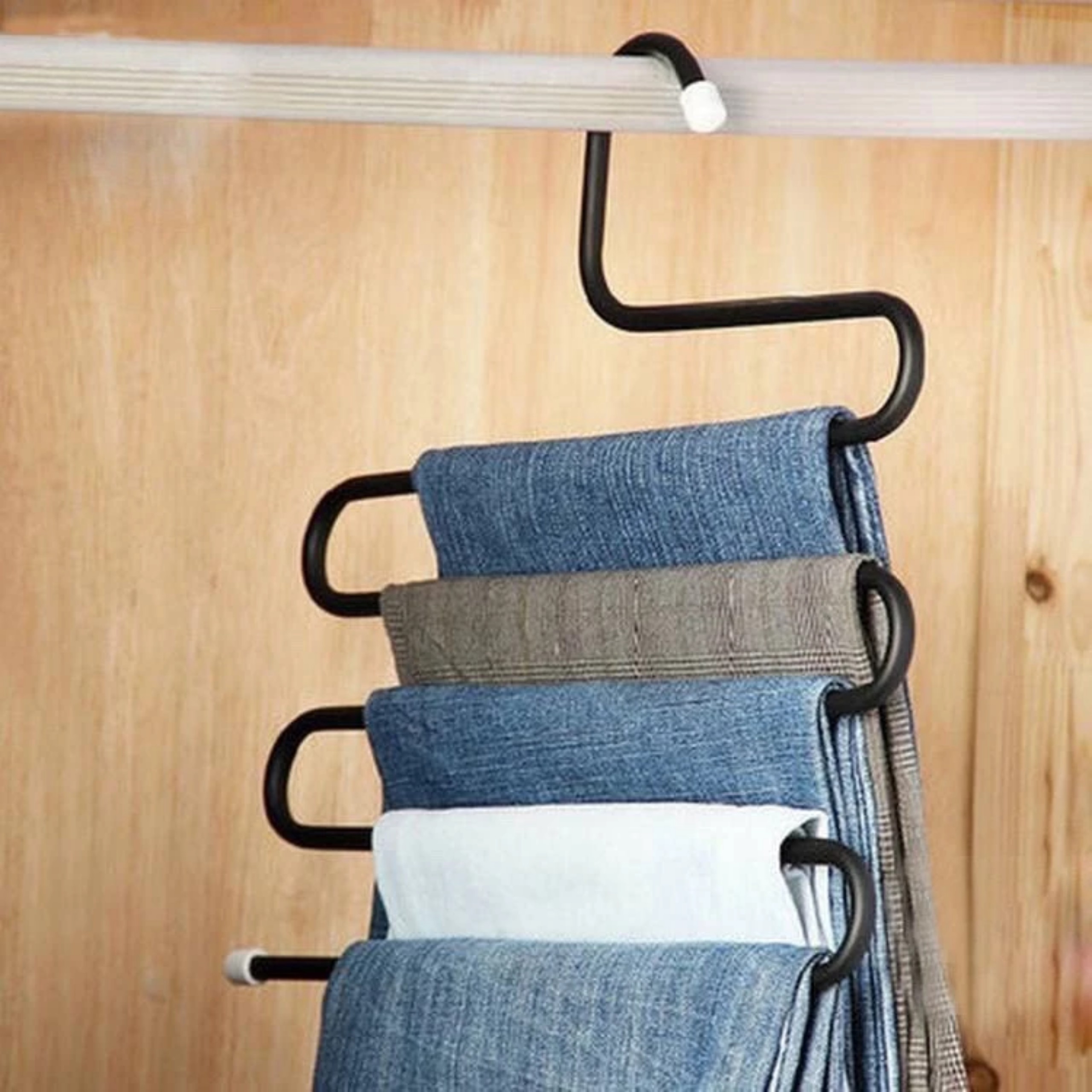 MÓC TREO QUẦN ÁO 5 TẦNG ĐA NĂNG