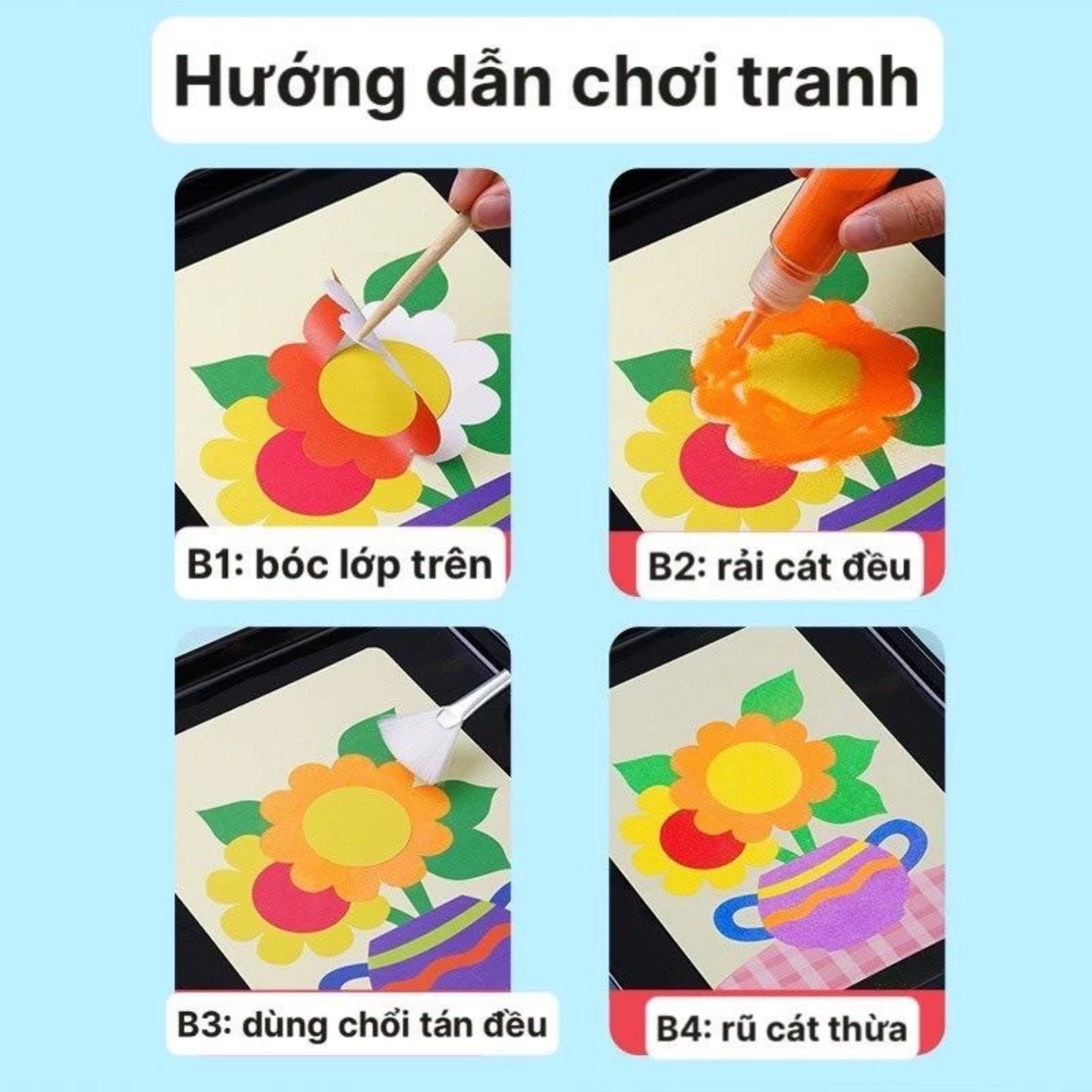 SET 16 TRANH CÁT CHO BÉ