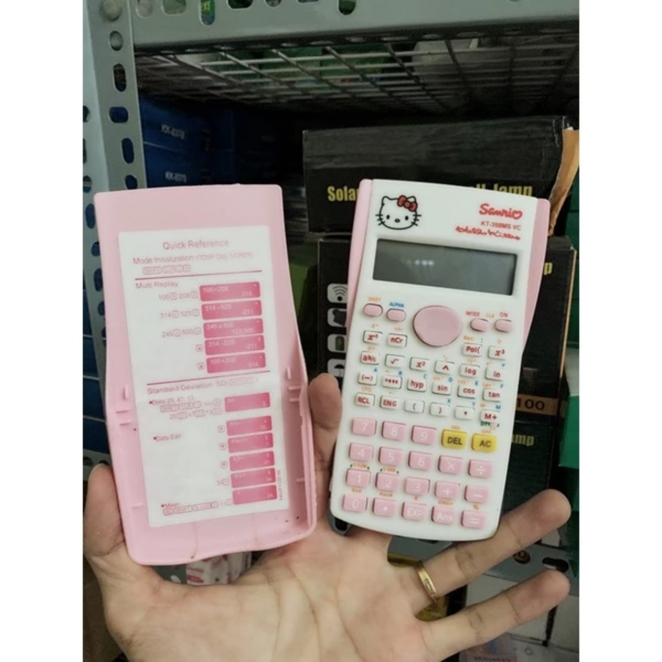 MÁY TÍNH HỌC SINH HÌNH HELLO KITTY  MÀU HỒNG