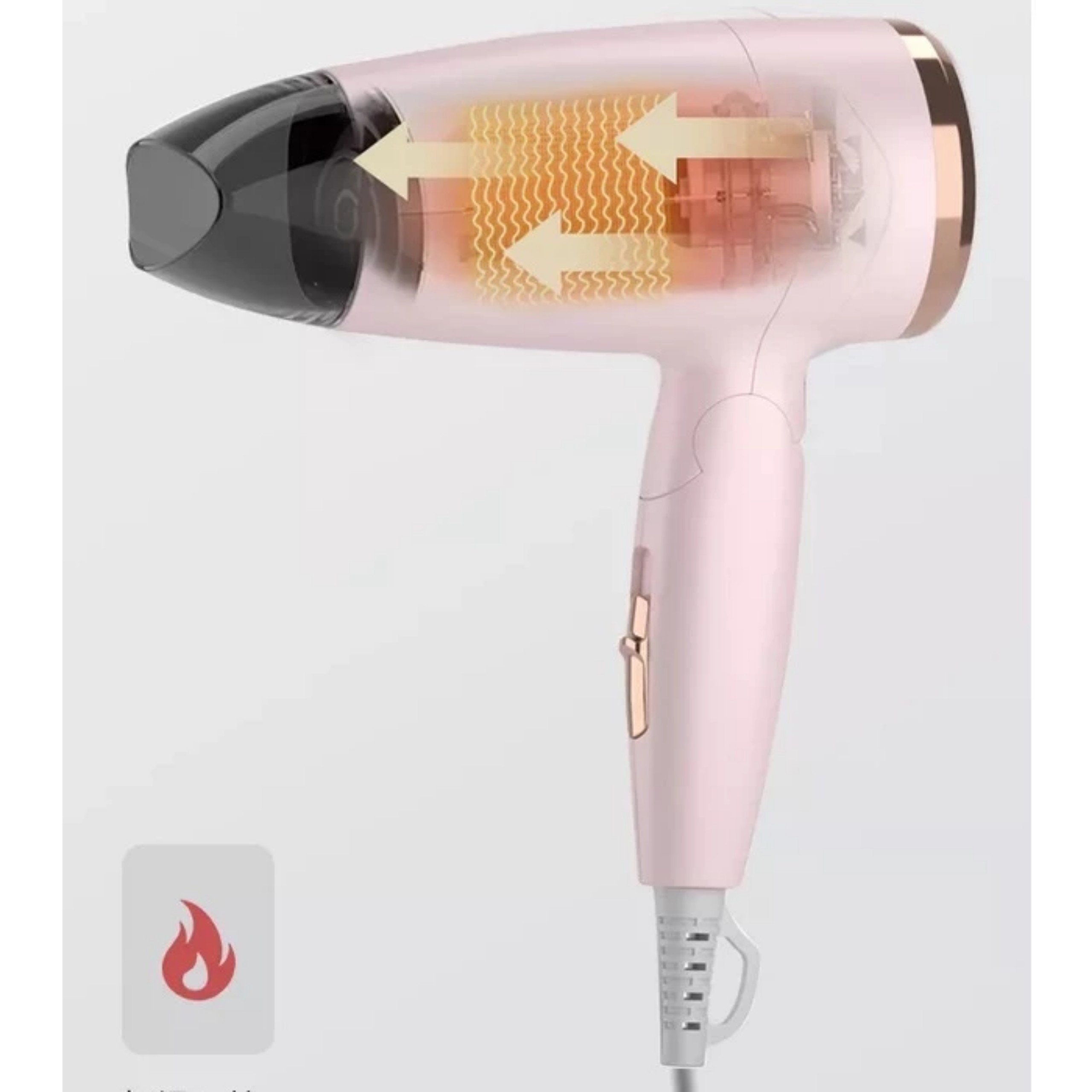 MÁY SẤY TÓC KEMEY MÀU HỒNG