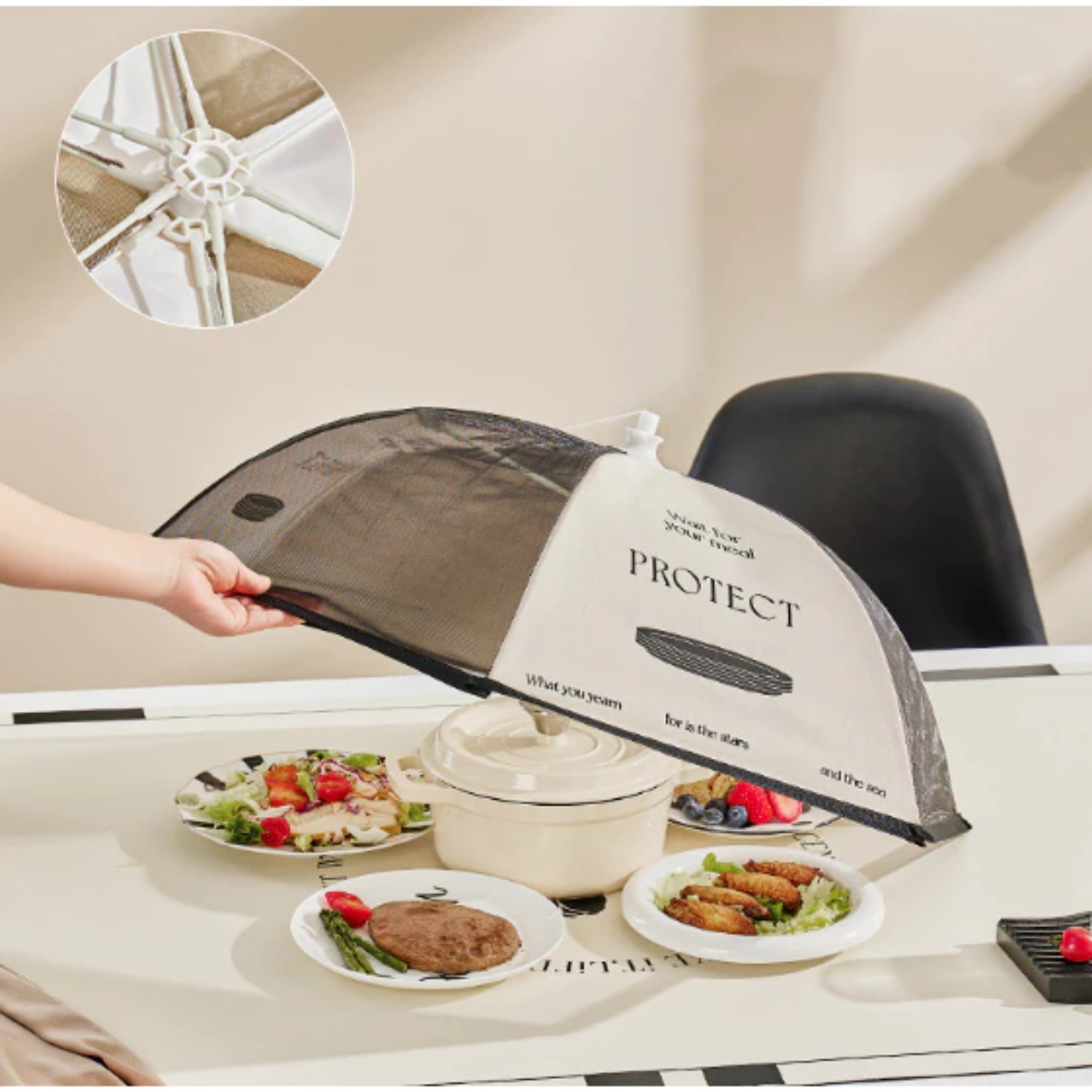 LỒNG BÀN VẢI NOODLES