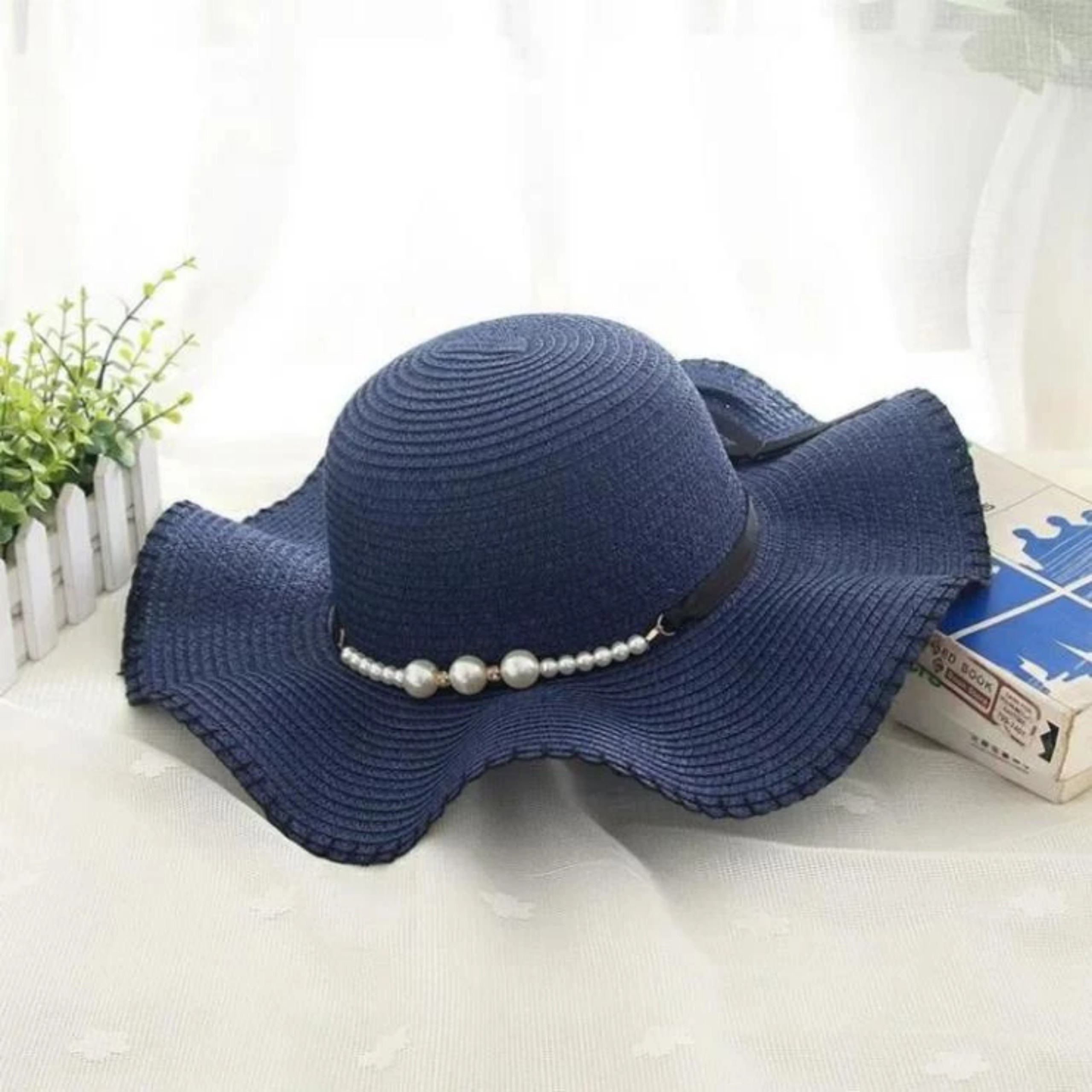 NÓN CỐI ĐI BIỂN ĐÍNH HỘT